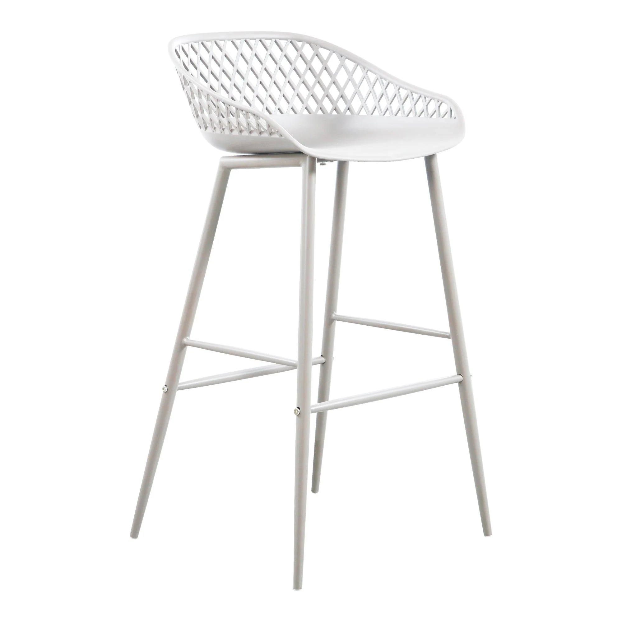 Piazza Outdoor Barstool White - Set Of Two - Frankwebs