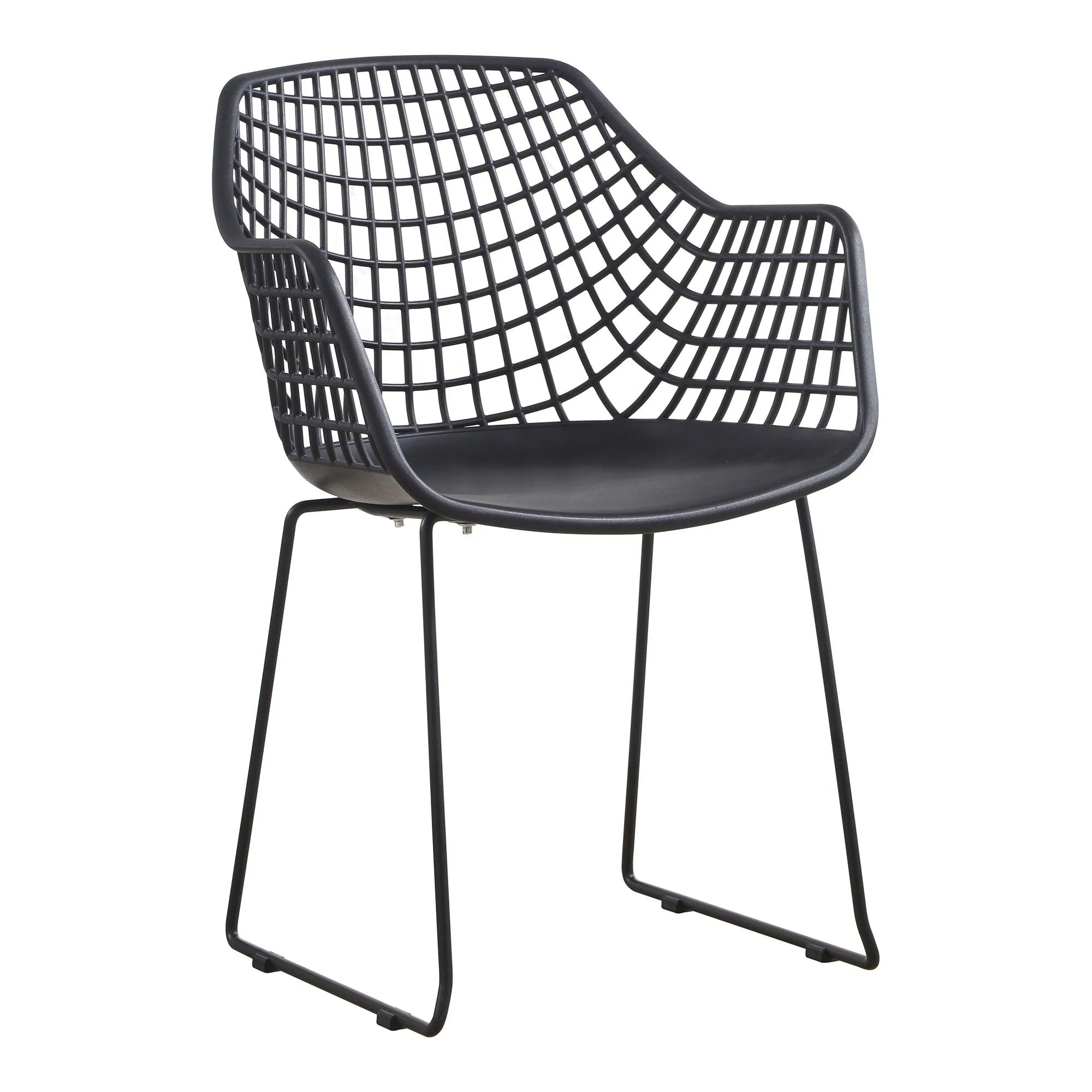 Honolulu Chair Black - Set Of Two - Frankwebs