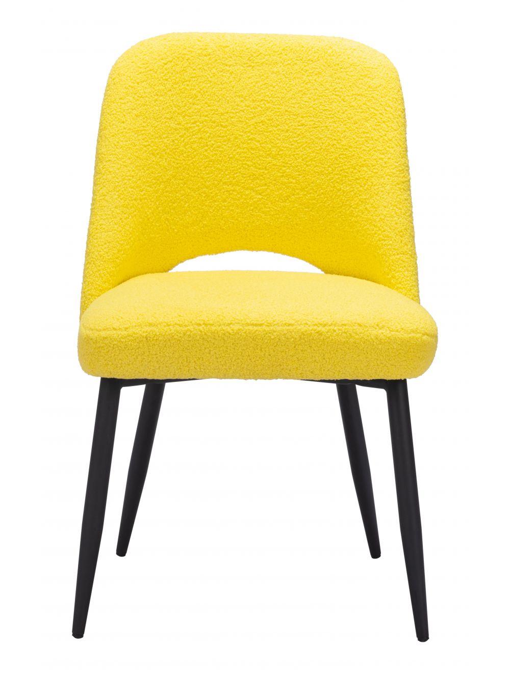 Teddy Dining Chair (Set of 2) Yellow - Frankwebs