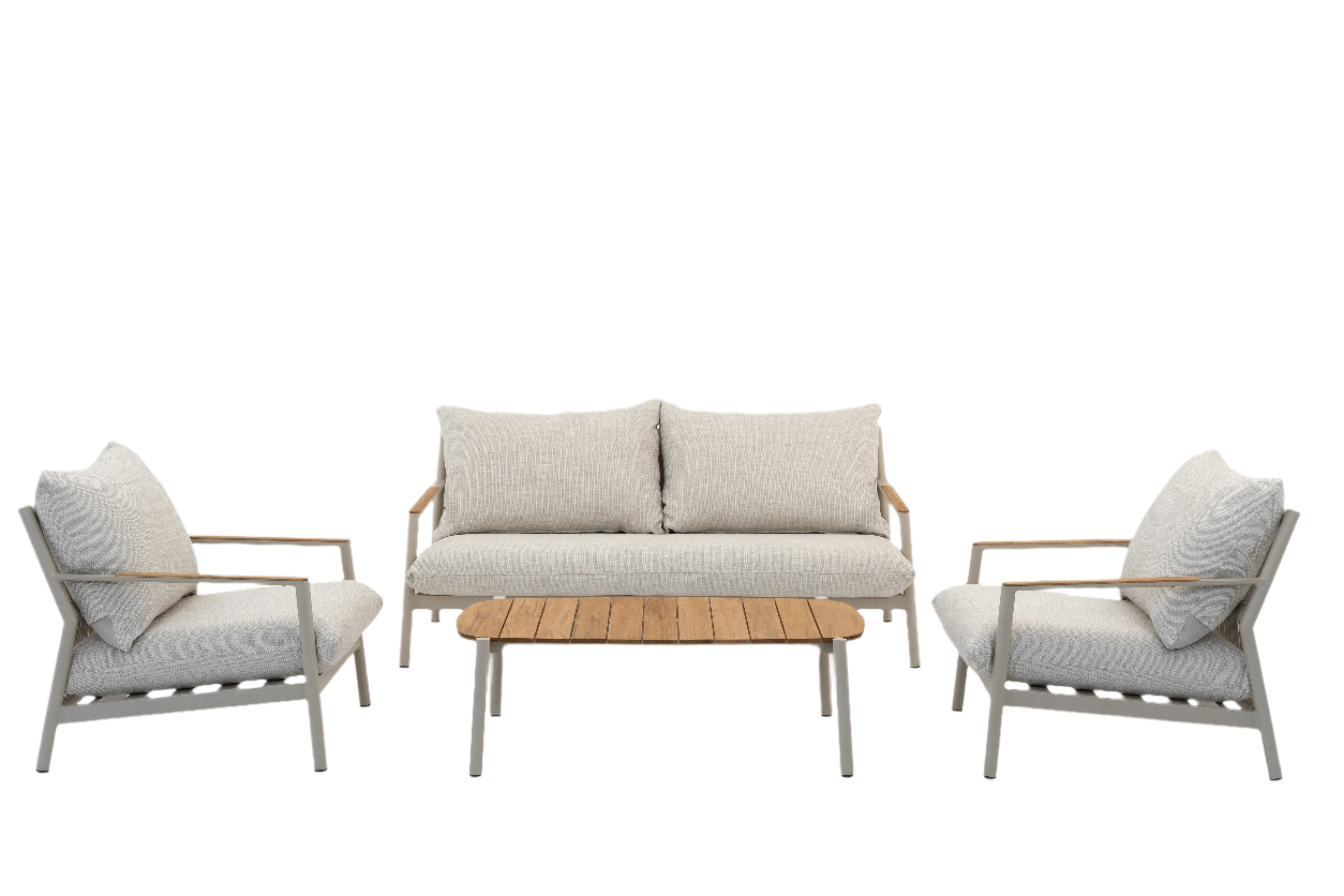 GIARDINO 4 Pcs Set ( 1 Loveseat, 2 Lounge Chair, 1 Coffee table ) - Frankwebs