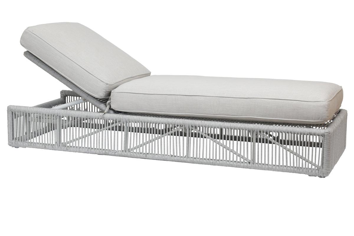 Miami Adjustable Chaise in Echo Ash w/ Self Welt - Frankwebs