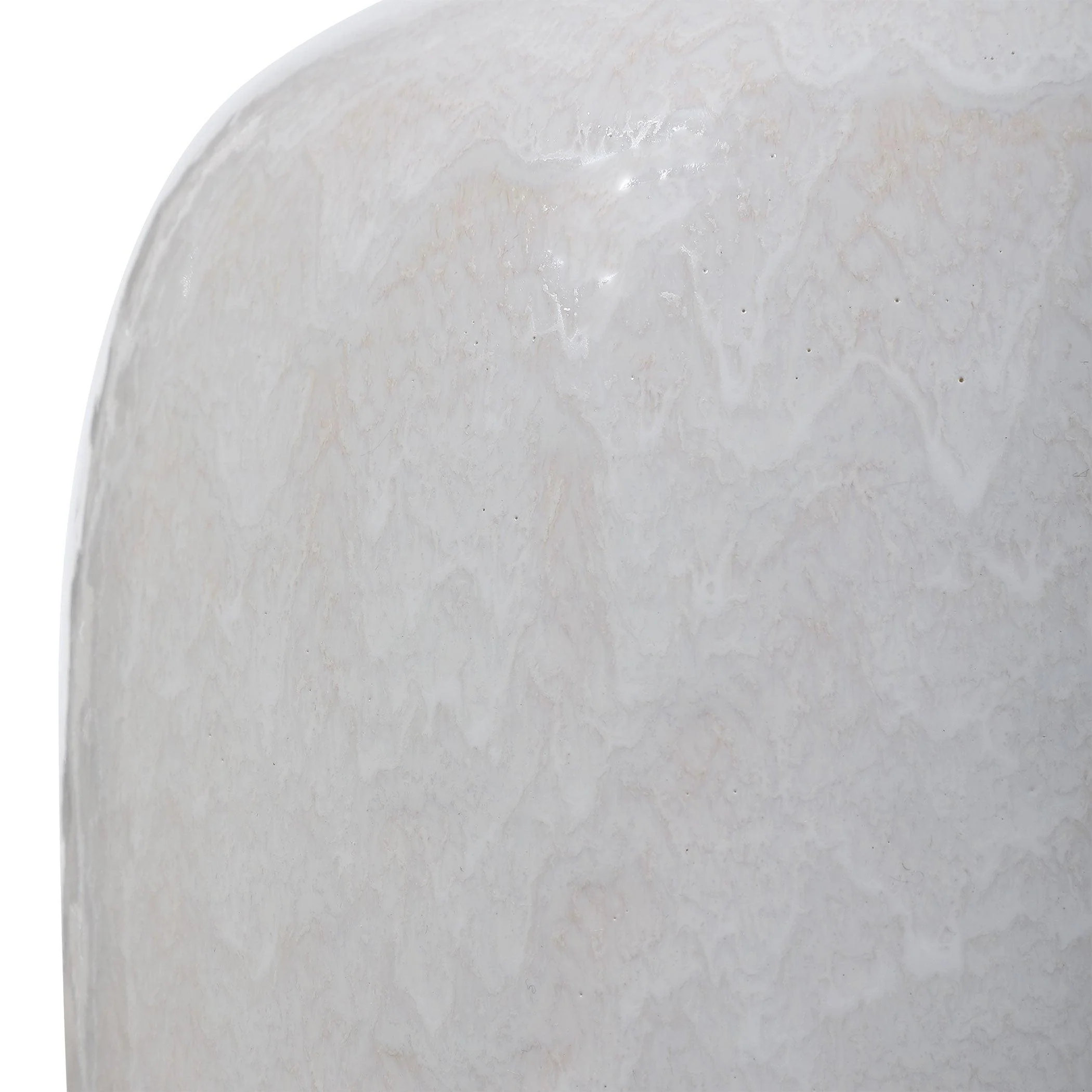WINTERSCAPE WHITE GLAZE TABLE LAMP - Frankwebs