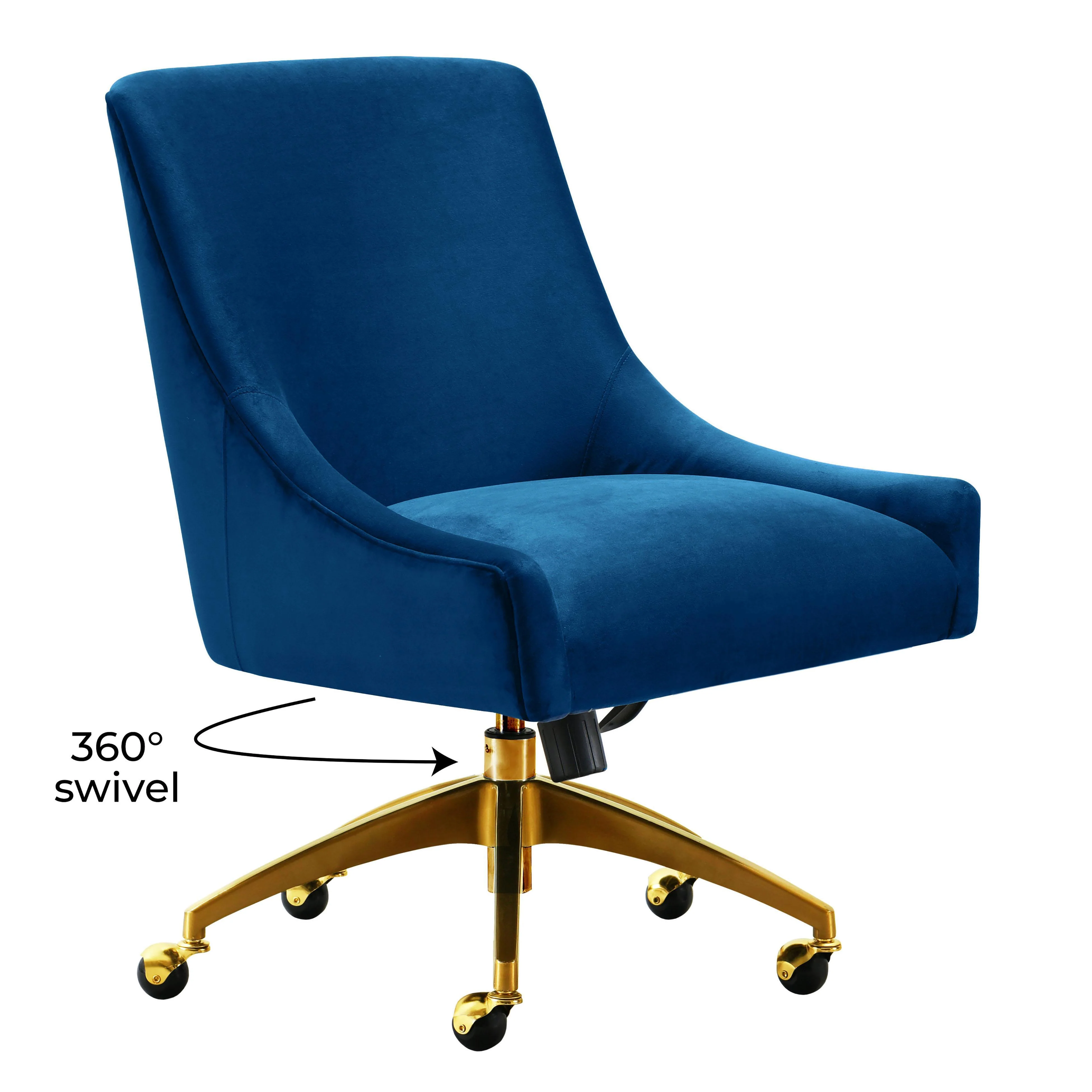 Beatrix Navy Office Swivel Chair - Frankwebs