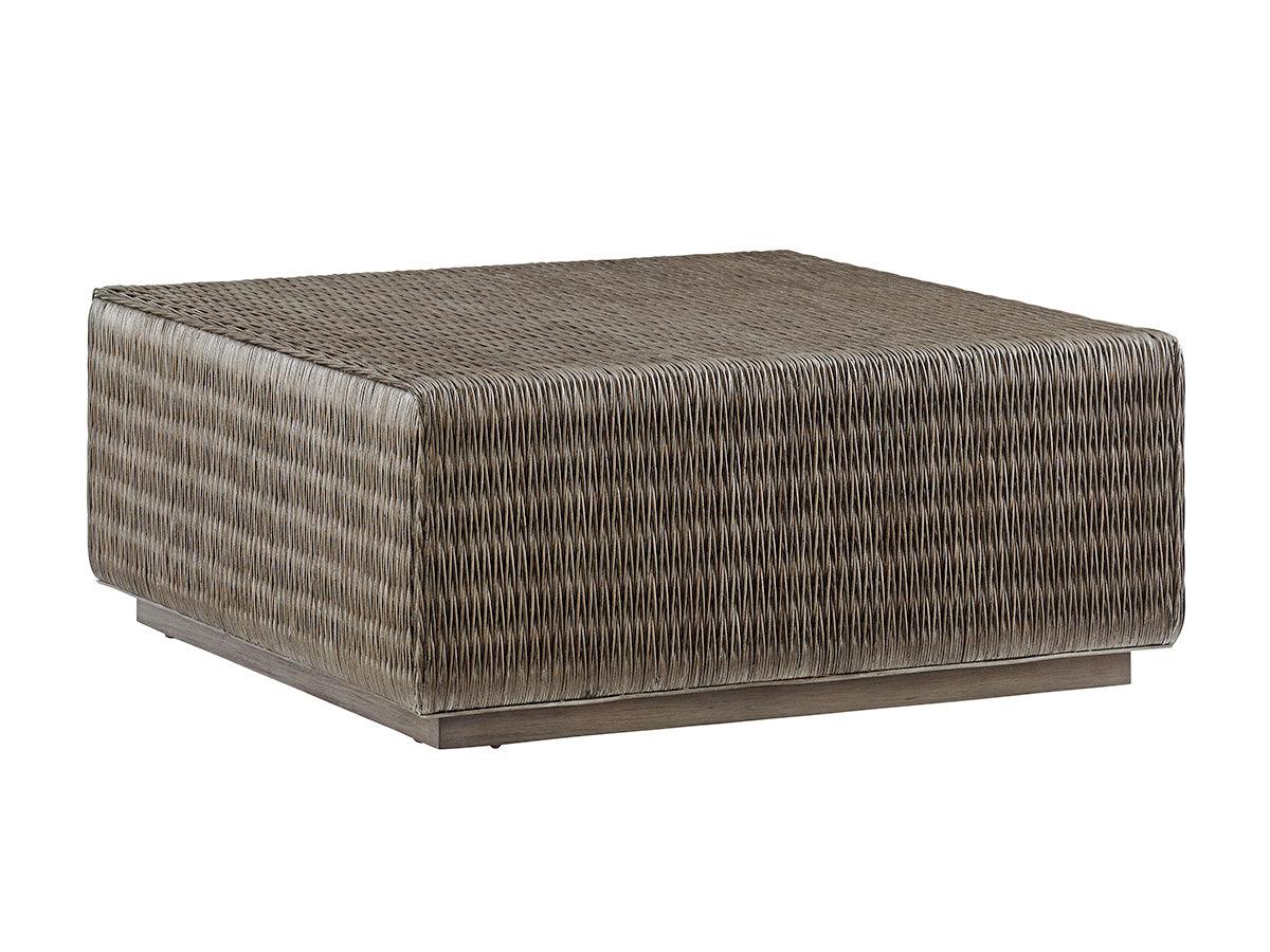 Cypress Point Seawatch Woven Cocktail Table - Frankwebs