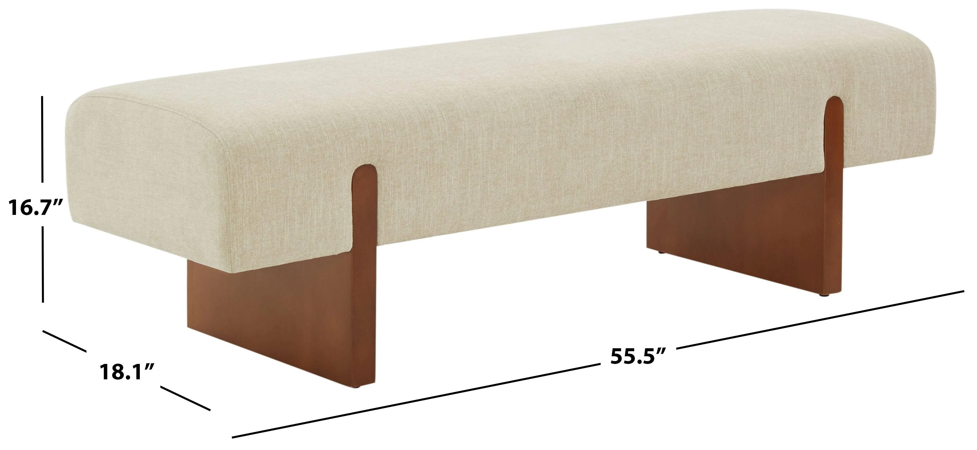 KANDISS LINEN BENCH - Frankwebs