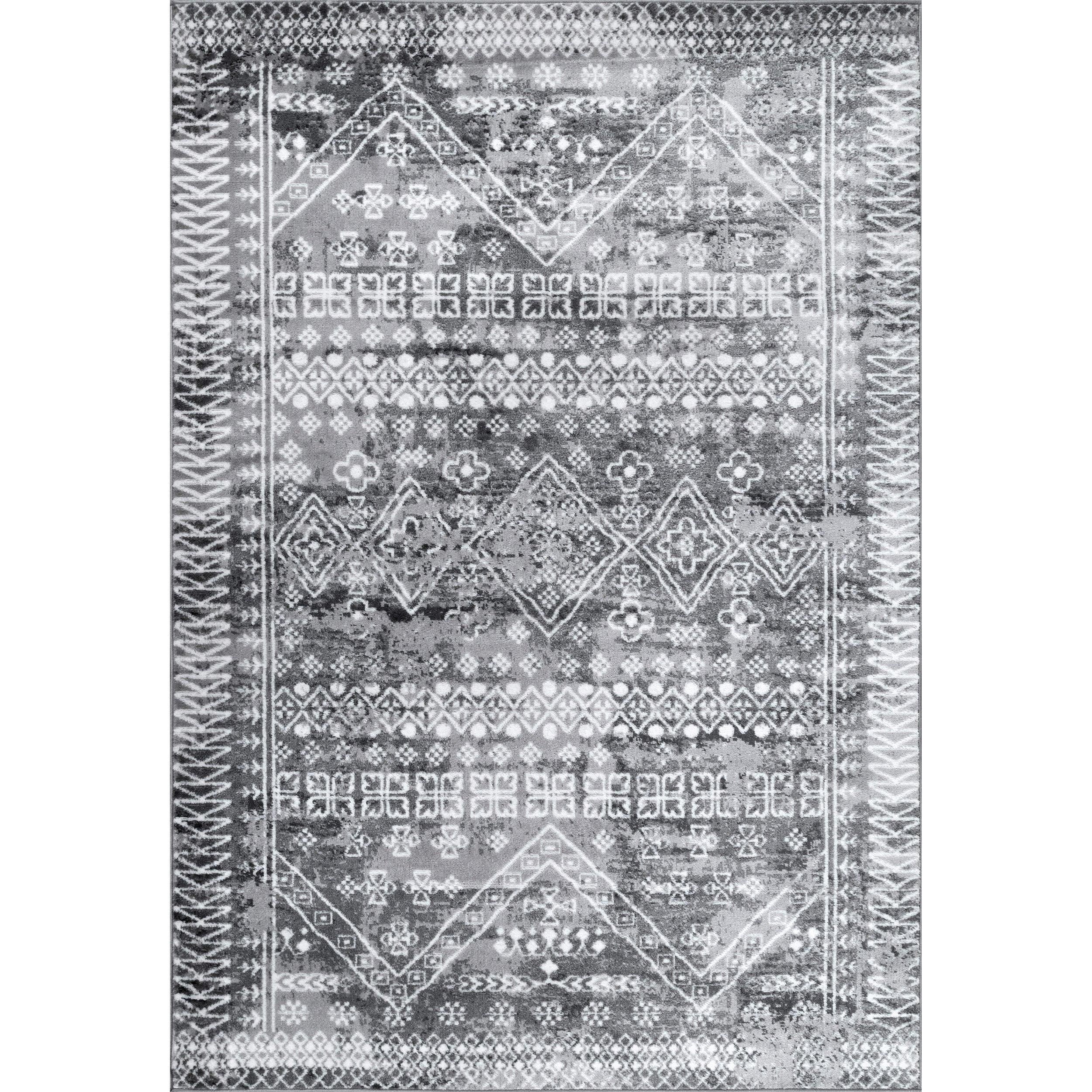 Transitional Moroccan Frances Area Rug - Frankwebs