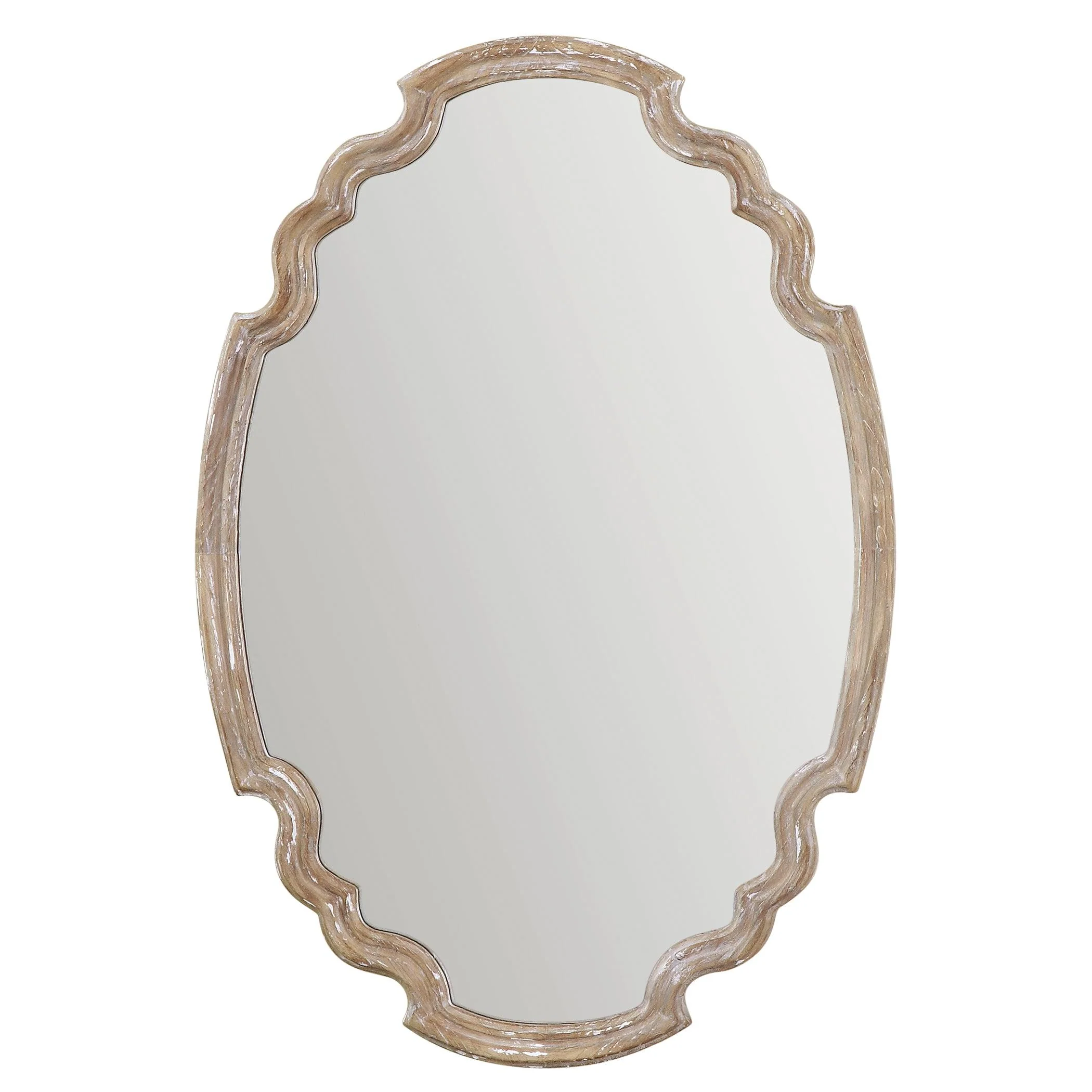 LUDOVICA AGED WOOD MIRROR - Frankwebs