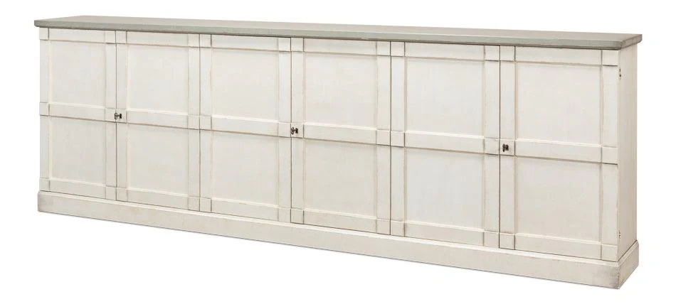 Luciana Wood Drs Buffet 112 St.Wht Grey - Frankwebs