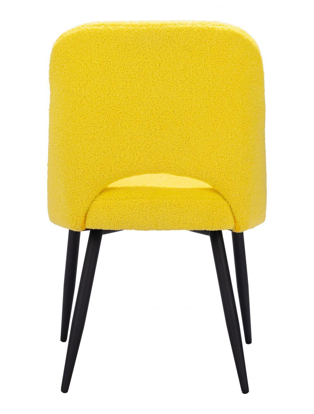 Teddy Dining Chair (Set of 2) Yellow - Frankwebs