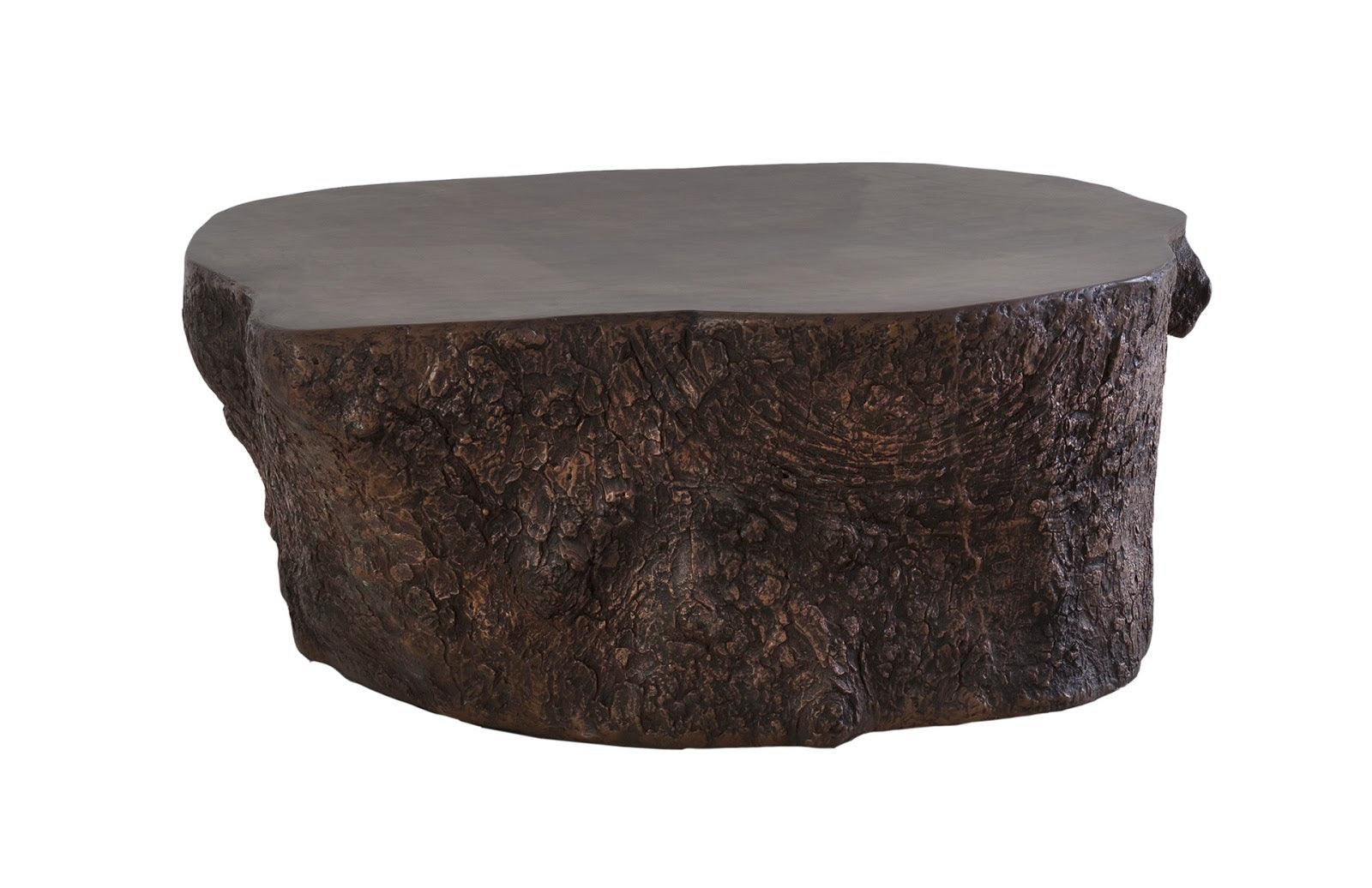 Bark Coffee Table, Bronze - Frankwebs