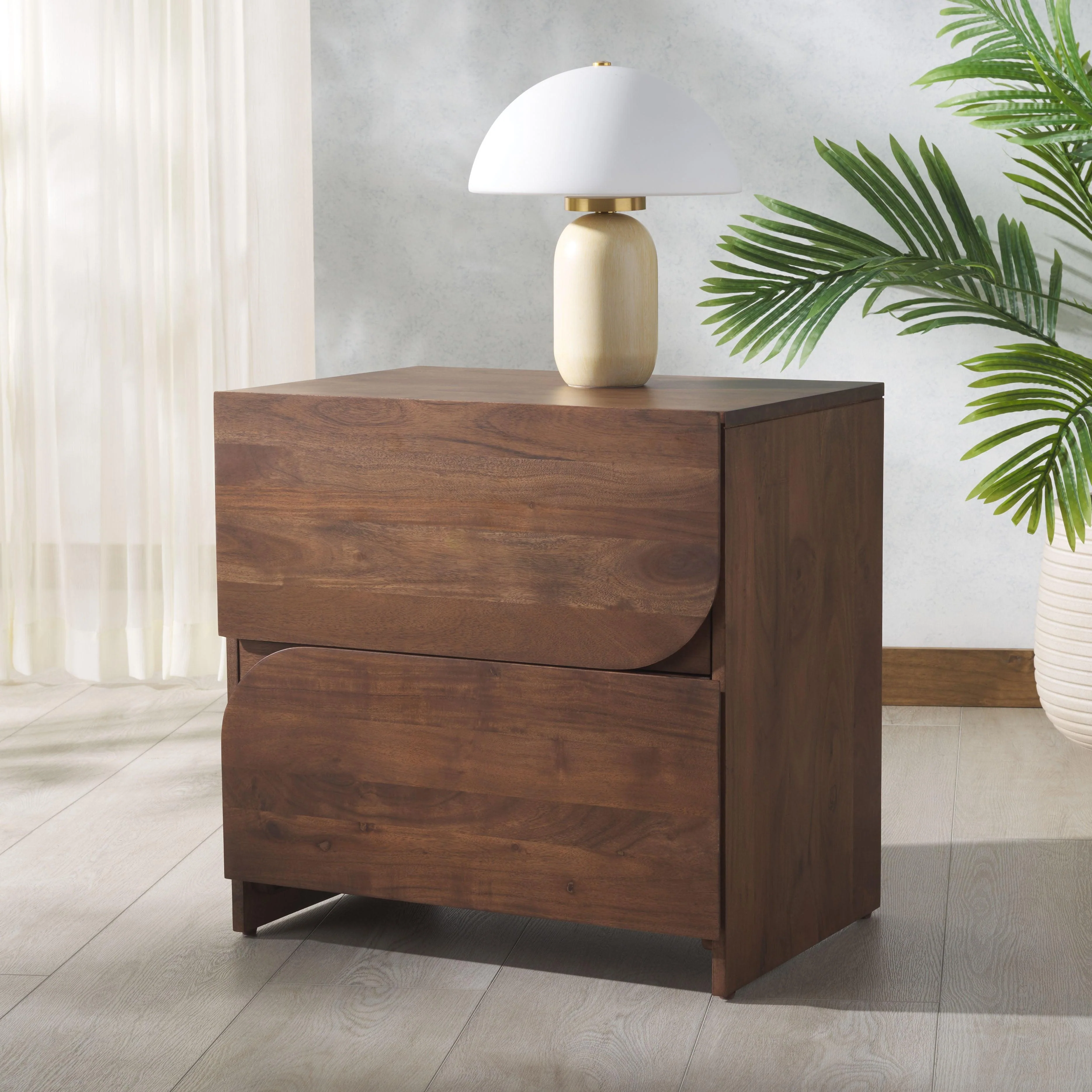 Edithe Wood Nightstand - Frankwebs