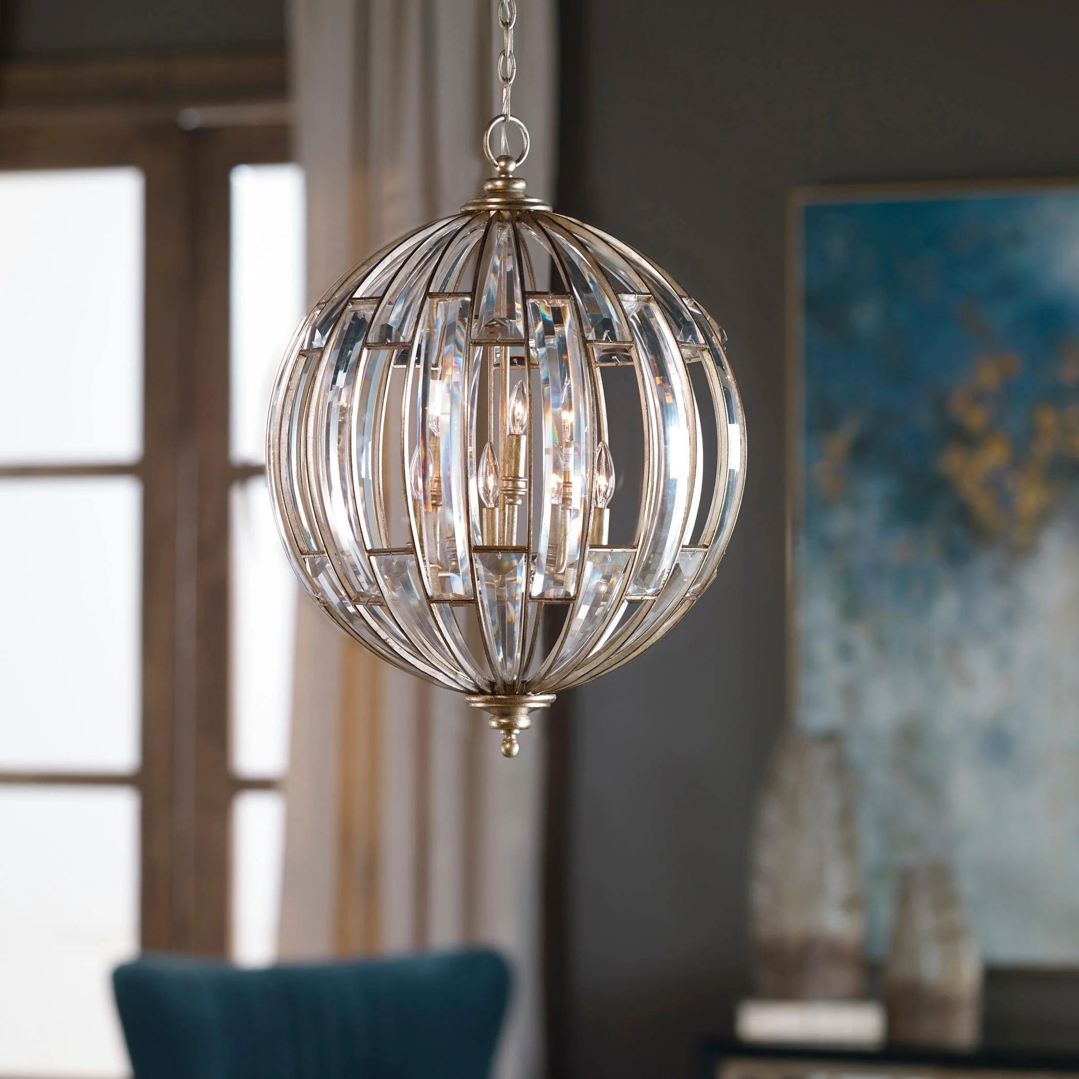 VICENTINA 6 LIGHT SPHERE PENDANT - Frankwebs