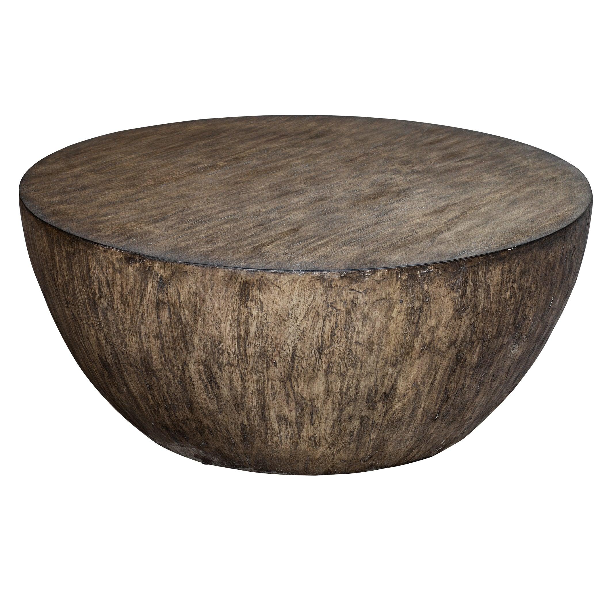 LARK ROUND WOOD COFFEE TABLE - Frankwebs