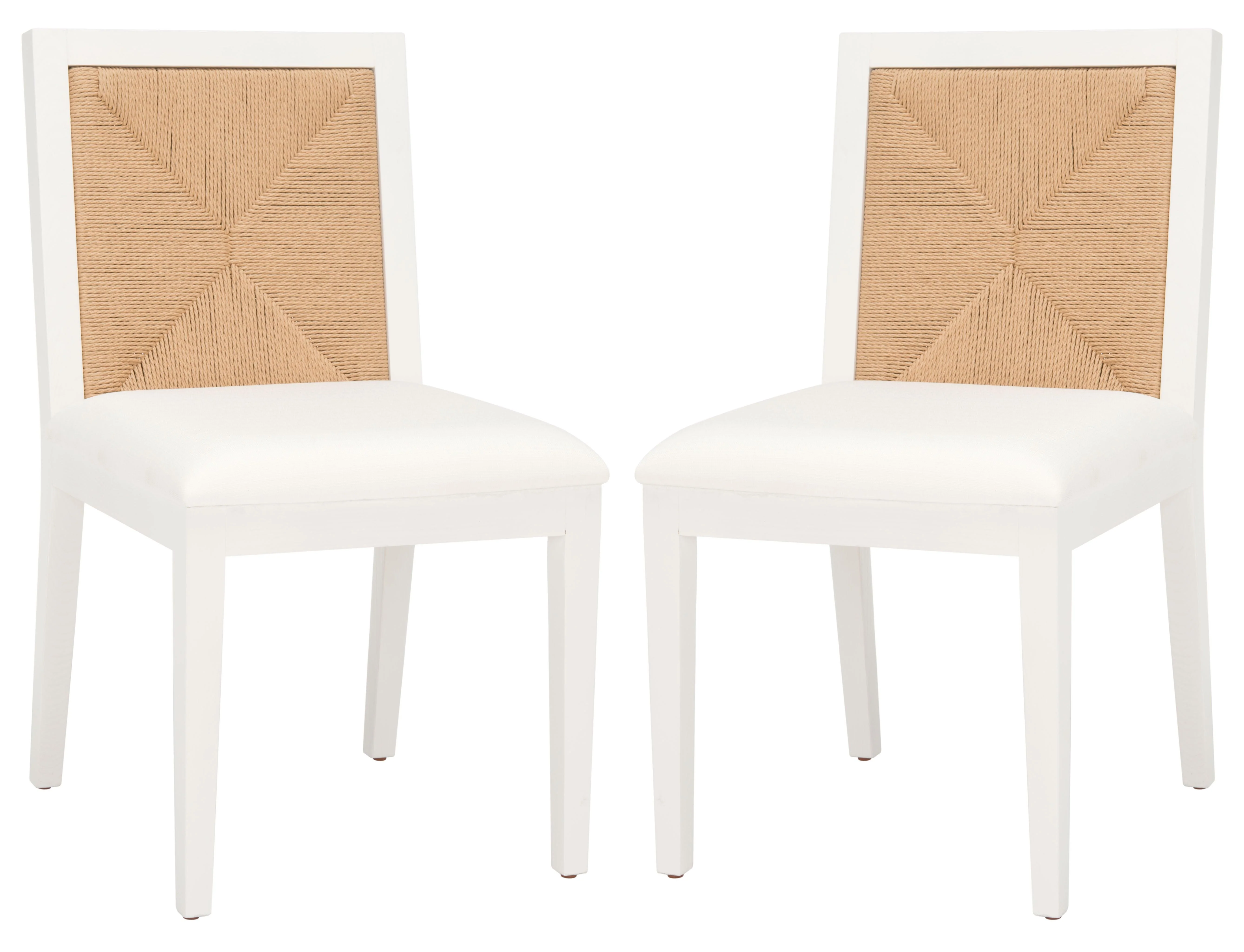 EMILIO WOVEN DINING CHAIR (SET OF 2) - Frankwebs