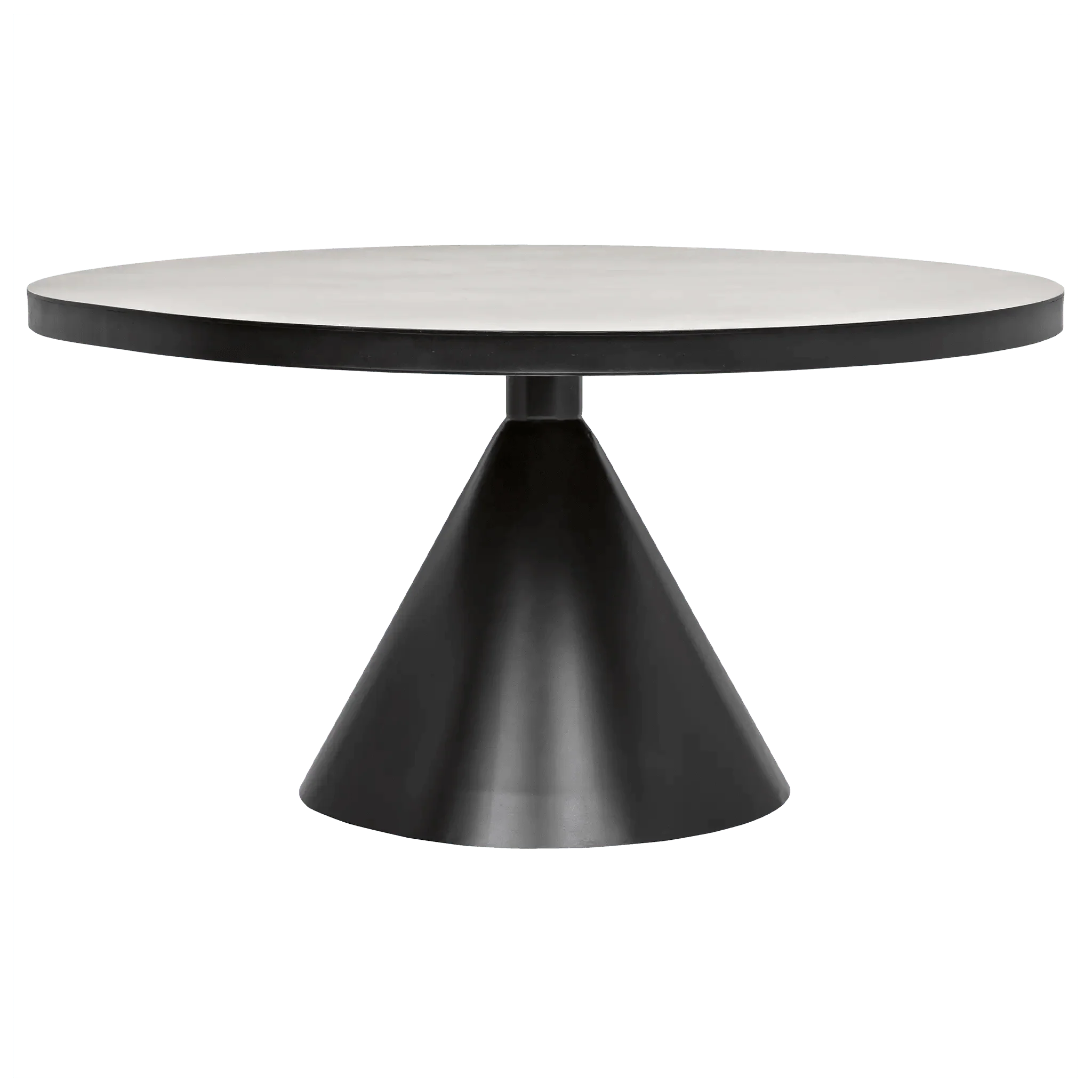 Cone Dining Table, Black Steel - Frankwebs