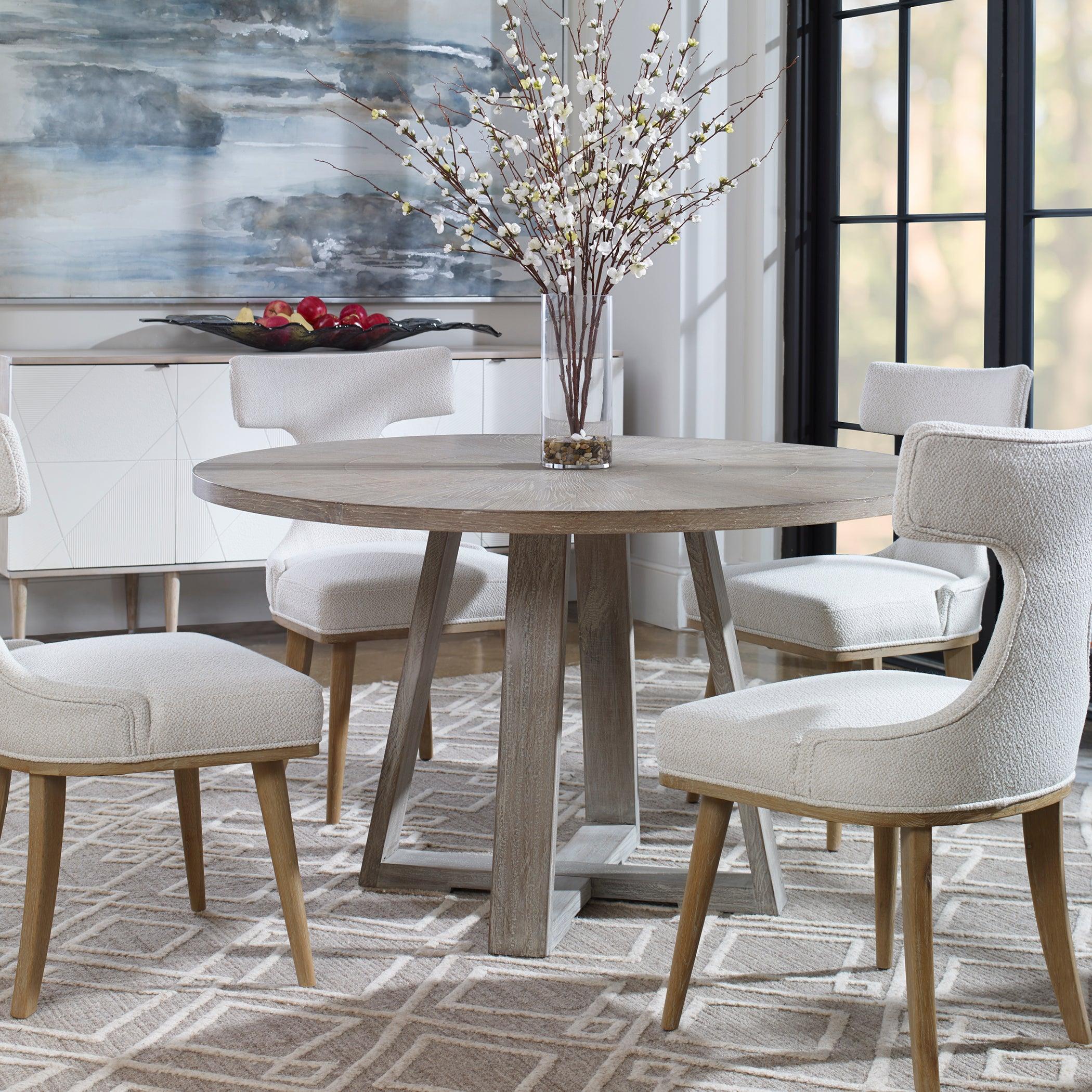 GIDRAN GRAY DINING TABLE - Frankwebs