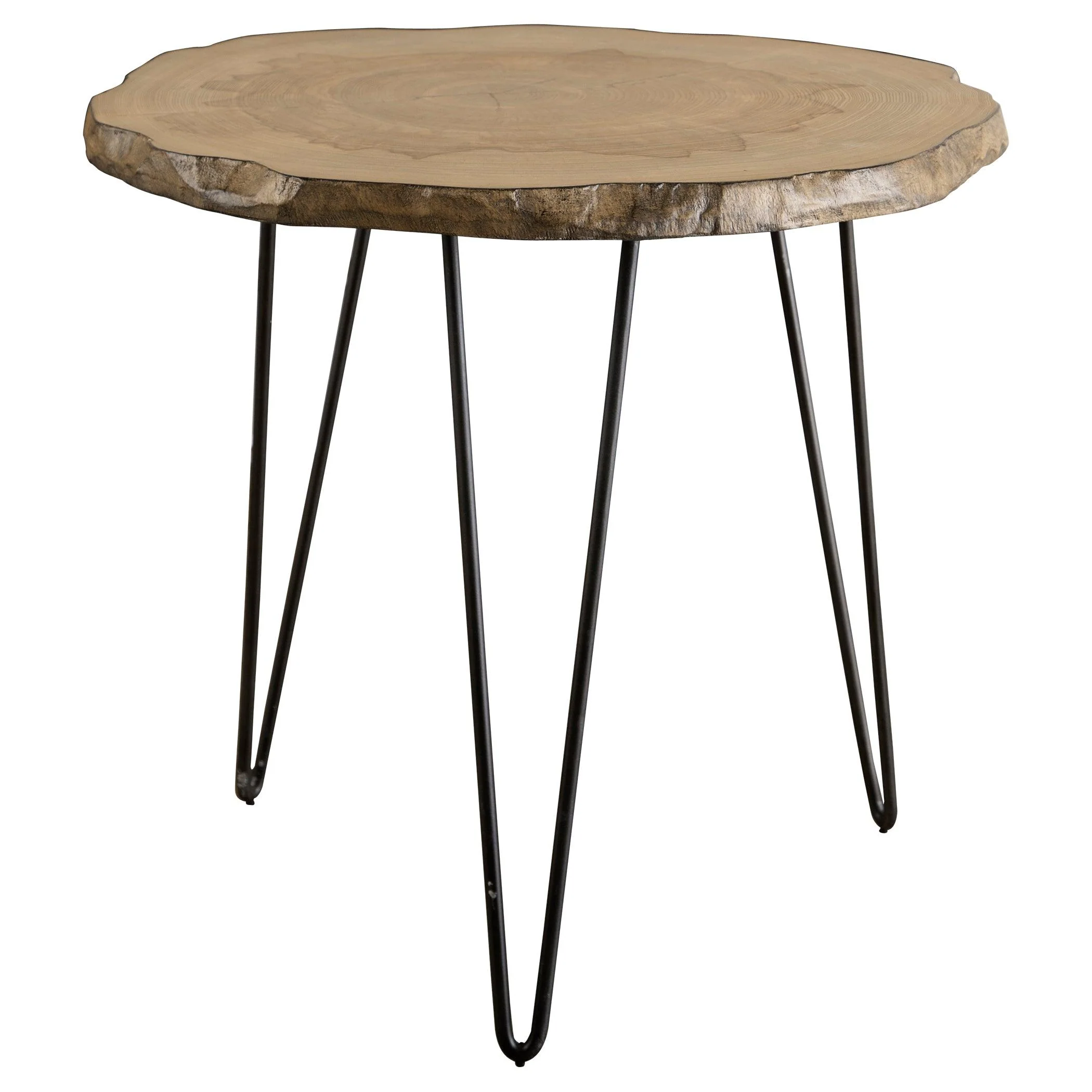 Runay Wood Slab Side Table - Frankwebs