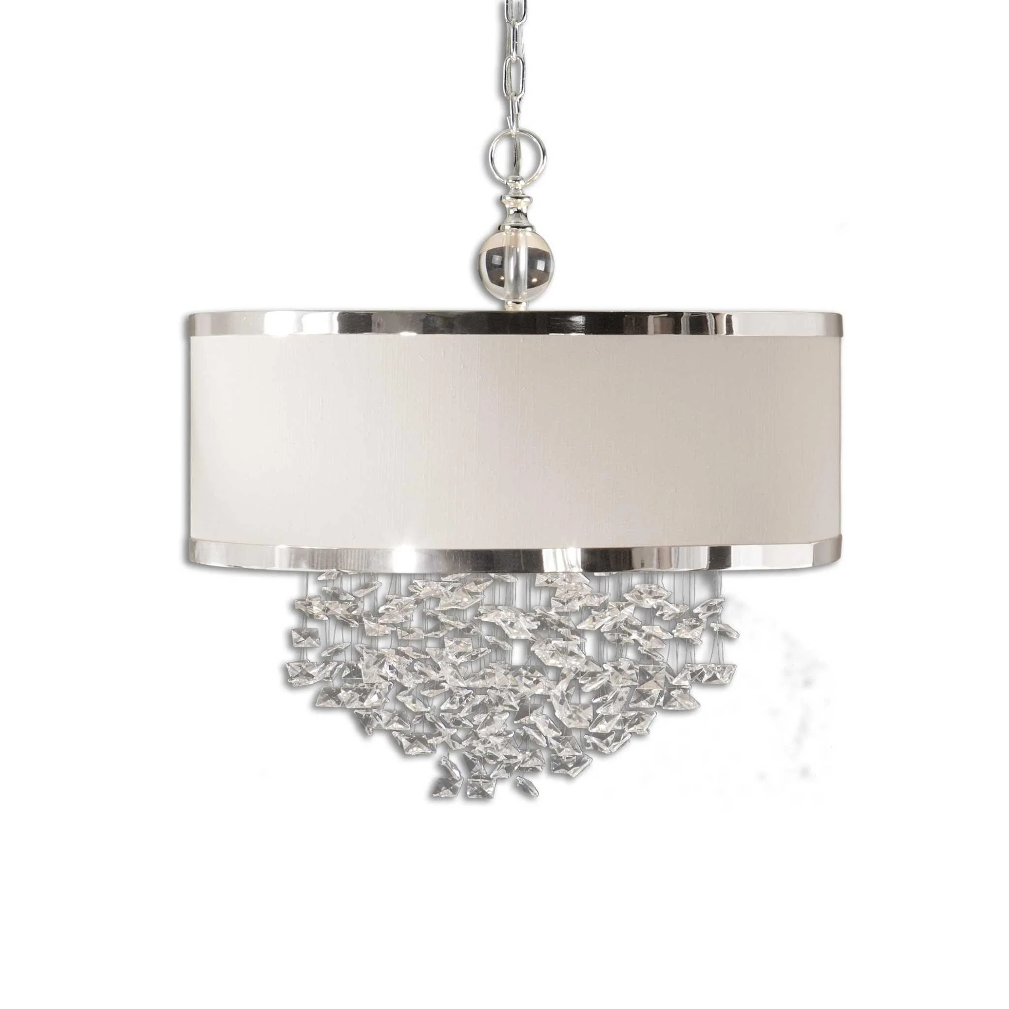 FASCINATION 3 LIGHT SILKEN DRUM PENDANT - Frankwebs