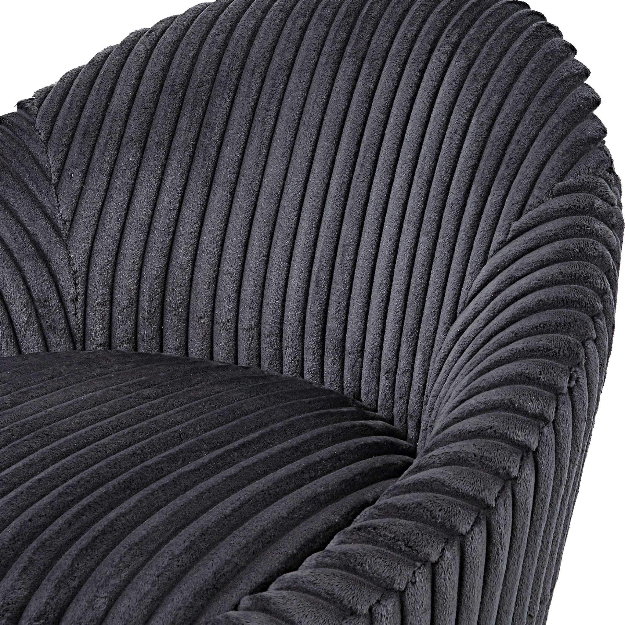 Crue Gray Fabric Swivel Chair - Frankwebs
