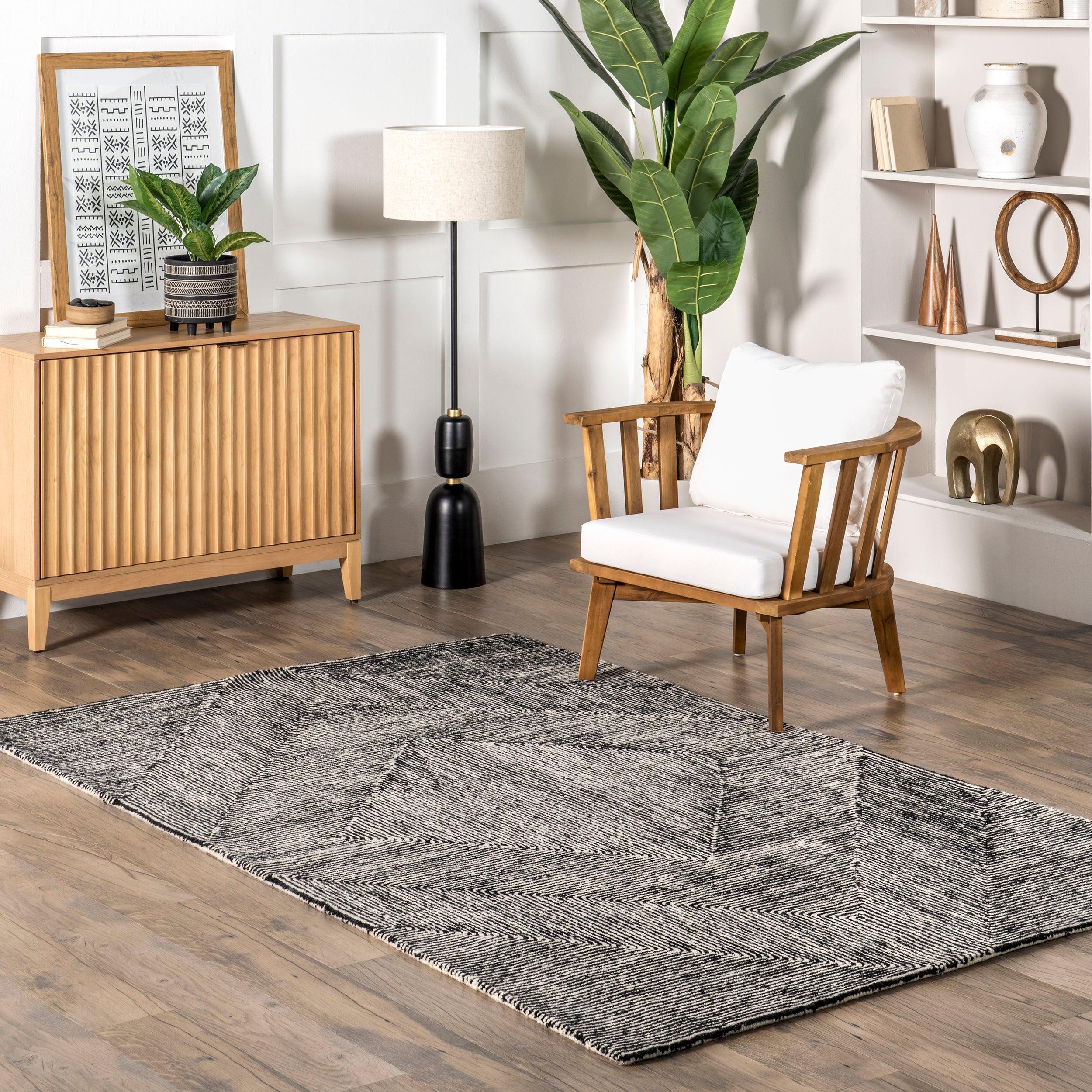 Heidi Modern Hand Tufted Wool Area Rug - Frankwebs