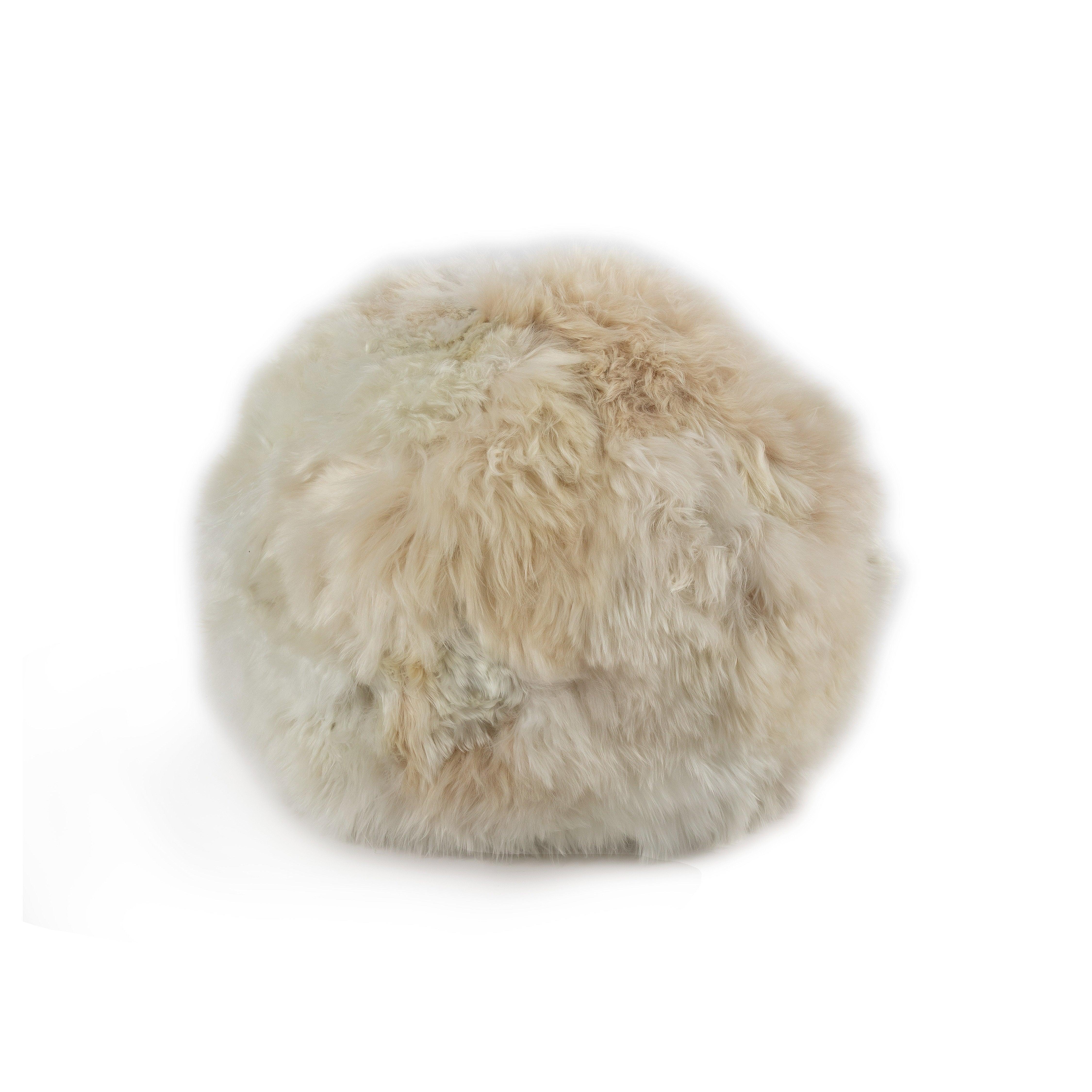 Alpaca Suri Ball Cushion - Frankwebs
