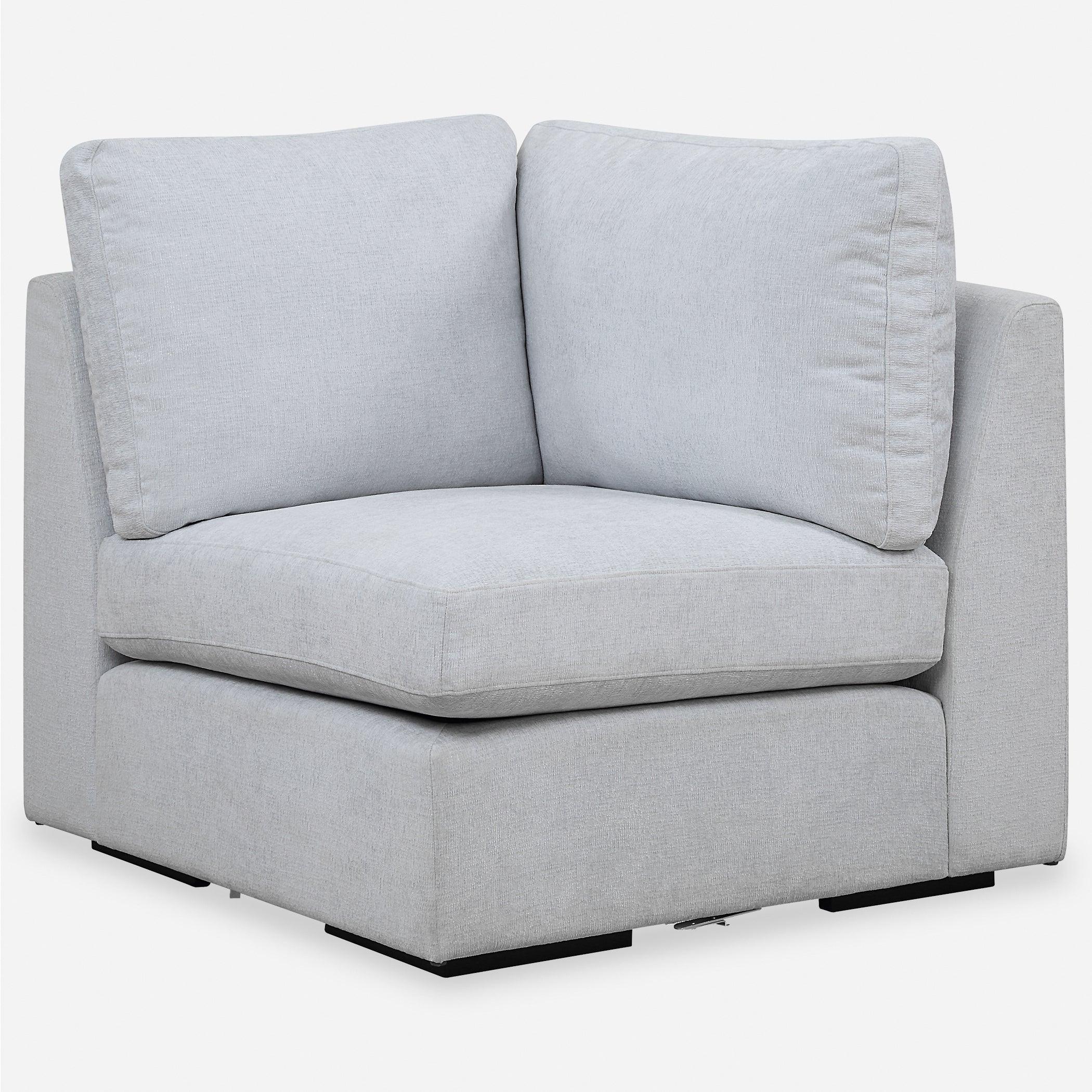 Refuge Cloud Blue Corner Sofa - Frankwebs