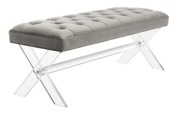 TOURMALINE TUFTED ACRYLIC BENCH - Frankwebs