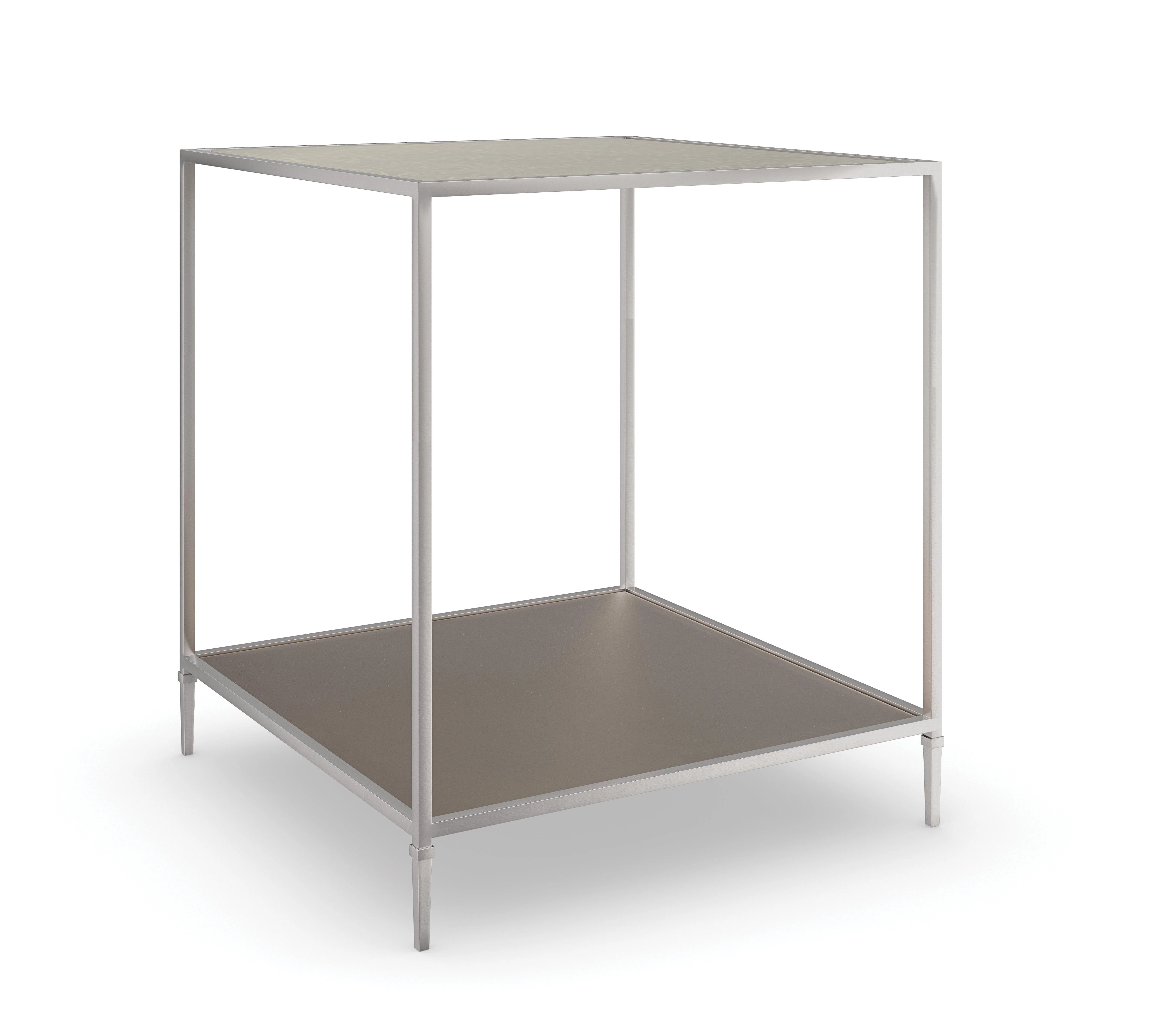 Classic Shimmer Square End Table - Frankwebs