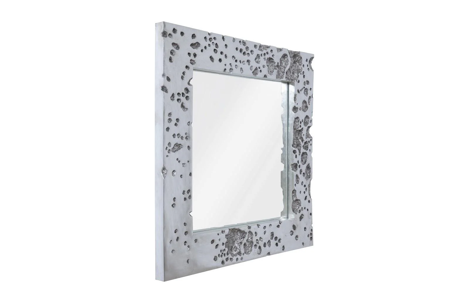 Splotch Mirror, Silver Leaf - Frankwebs