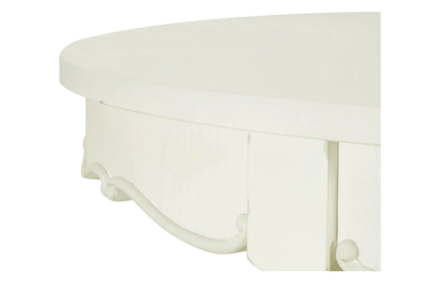 White Lenticular Dining Table - Frankwebs