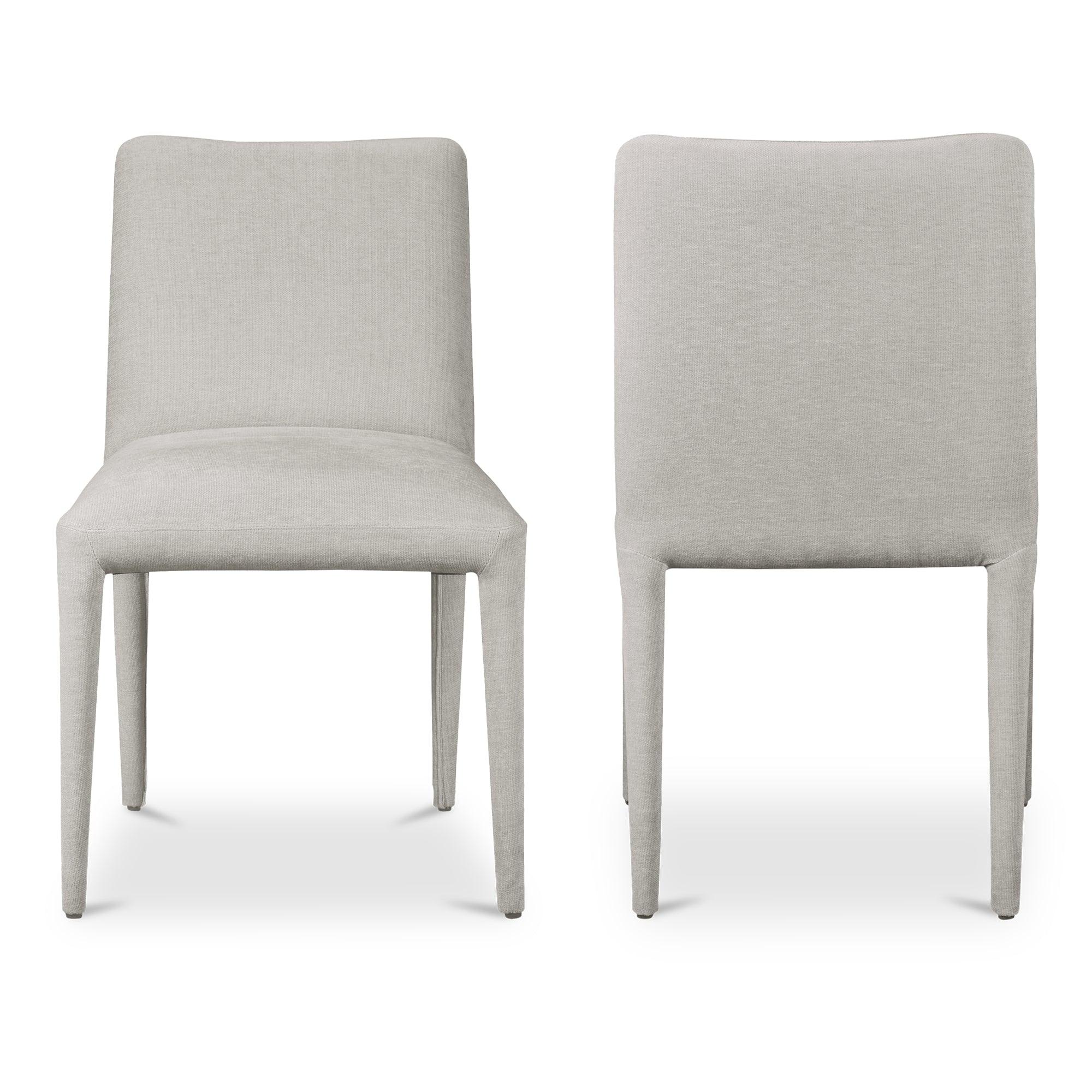 Calla Dining Chair Light Grey - Set Of Two - Frankwebs