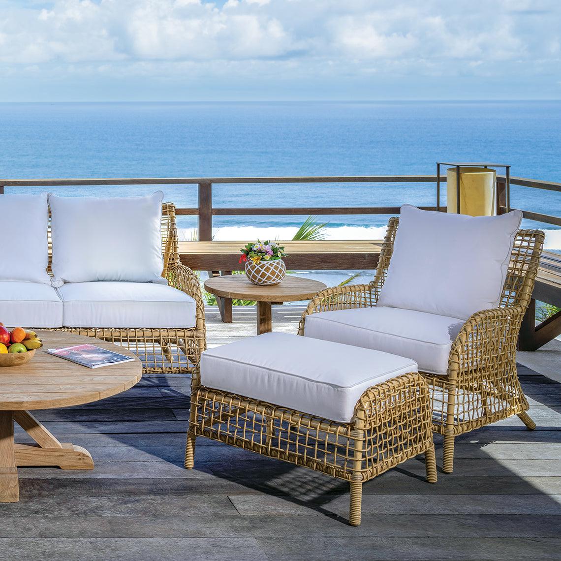 Charlotte Deep Seating Ottoman - Frankwebs