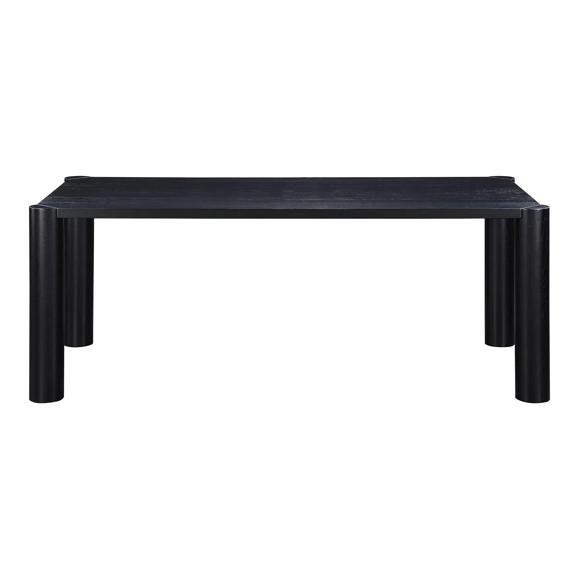 Post Dining Table Oak Black - Frankwebs