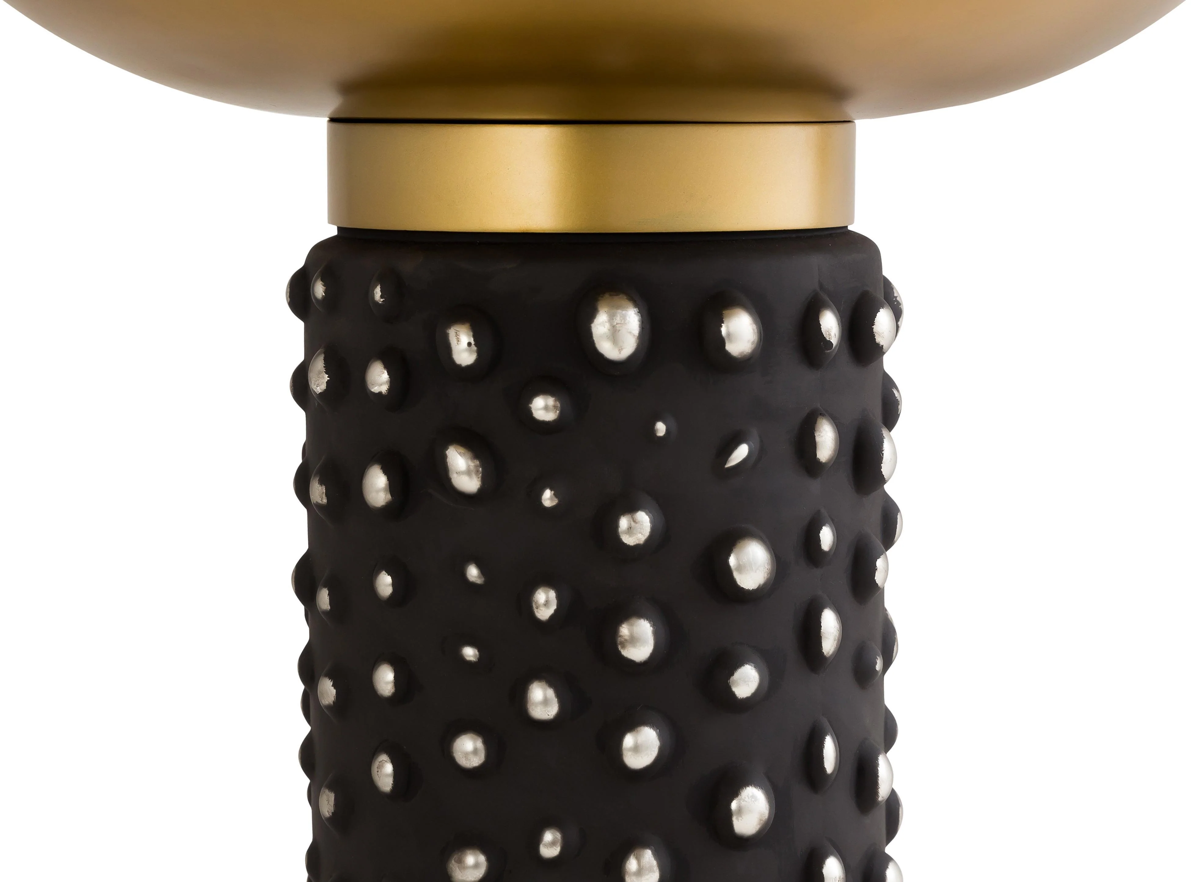 Blaze Glass/Brass Side Table - Frankwebs