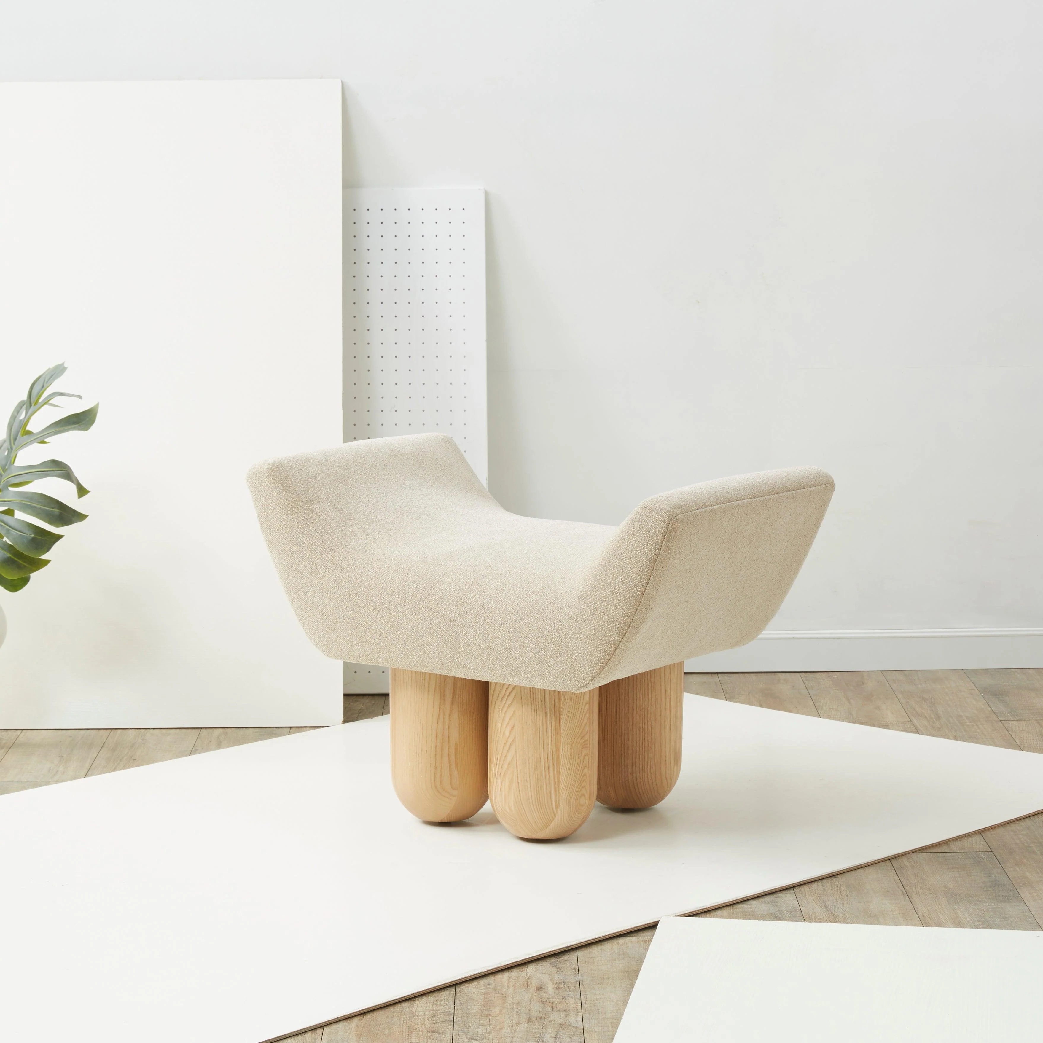 GIANCARLO UPHOLSTERED OTTOMAN - Frankwebs