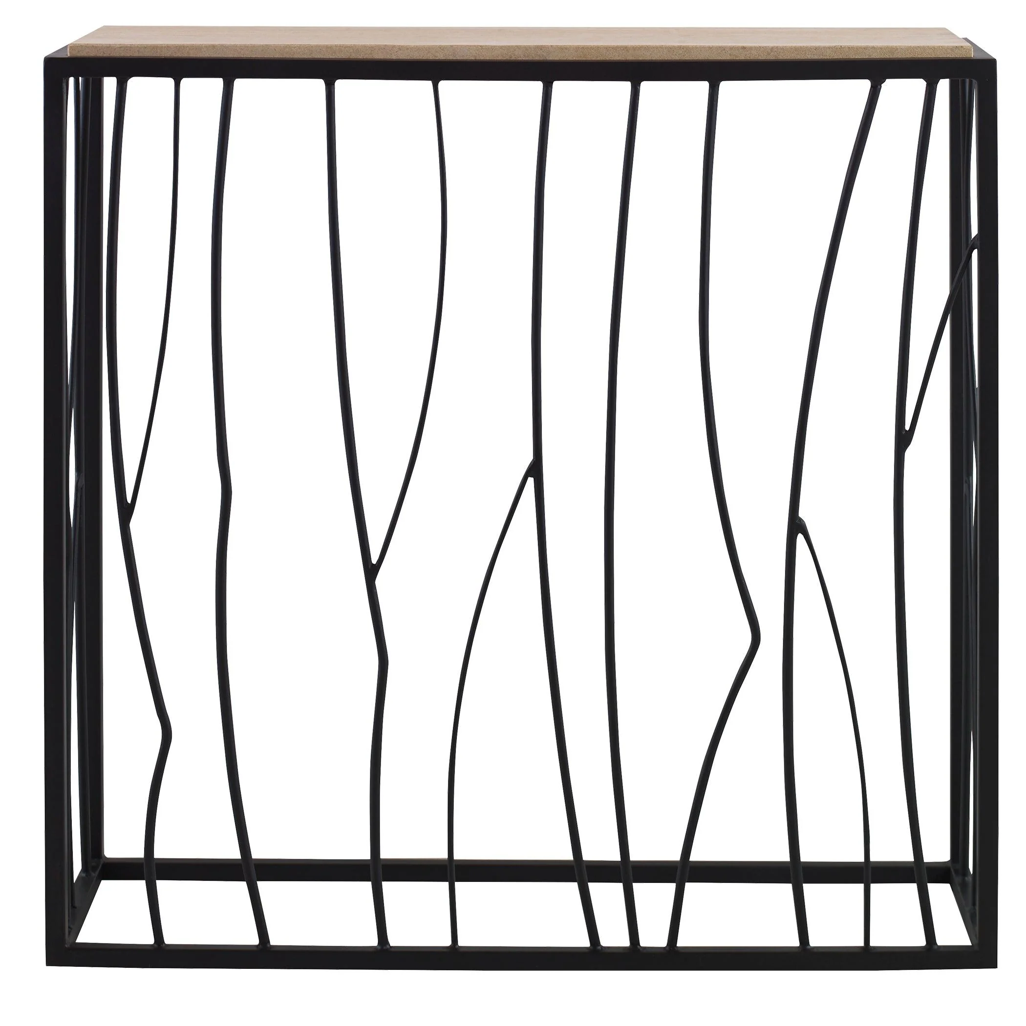 REED TRAVERTINE CONSOLE TABLE - Frankwebs