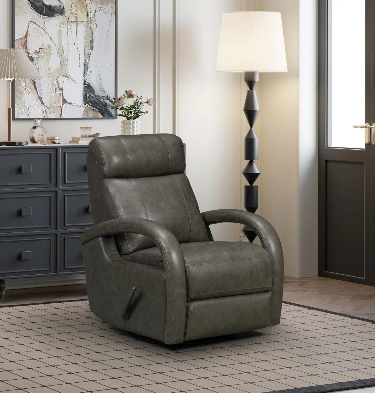 Harlee Swivel Glider Recliner - Frankwebs