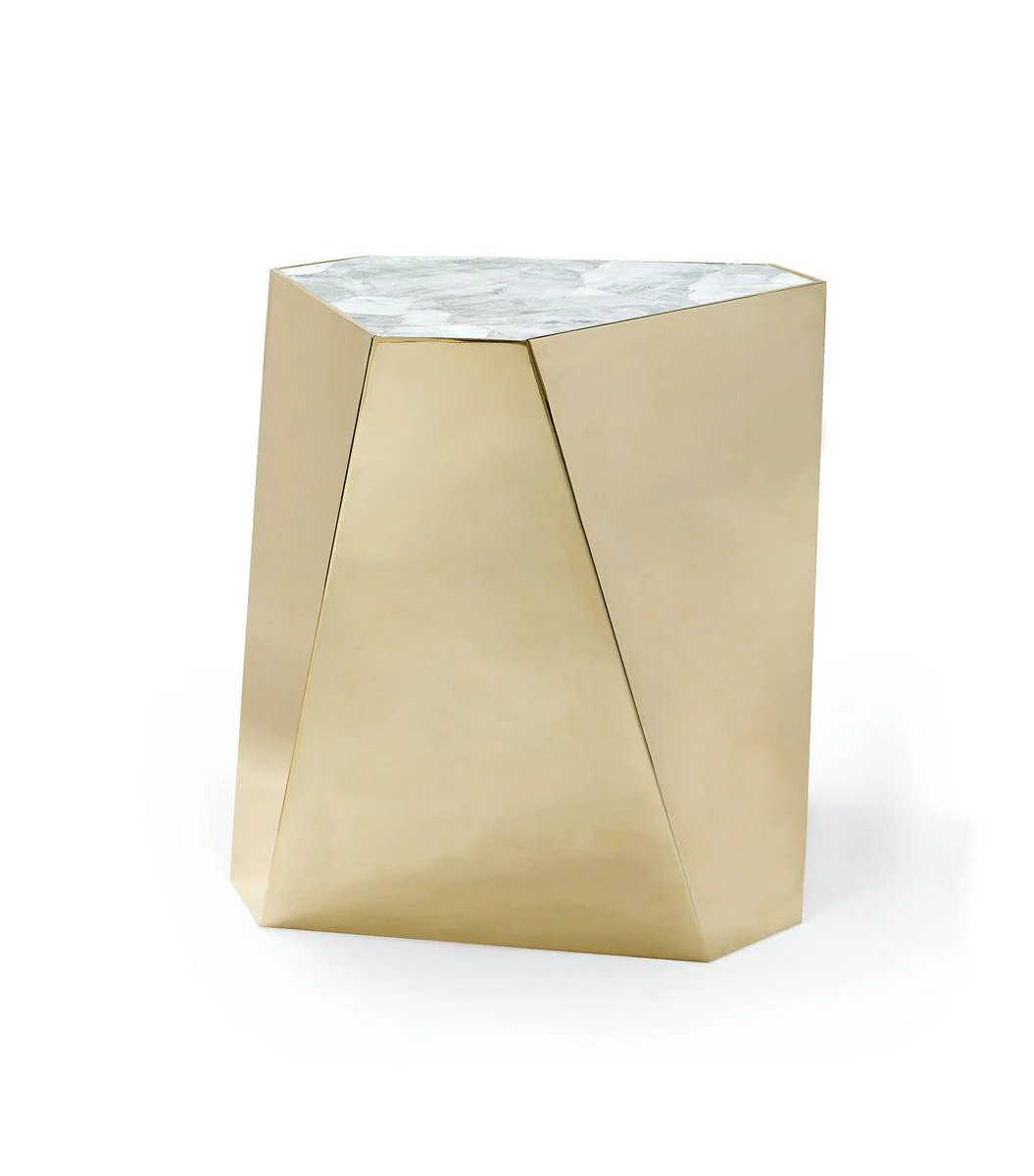 THE CONTEMPO SIDE TABLE GOLD MEDIUM - Frankwebs