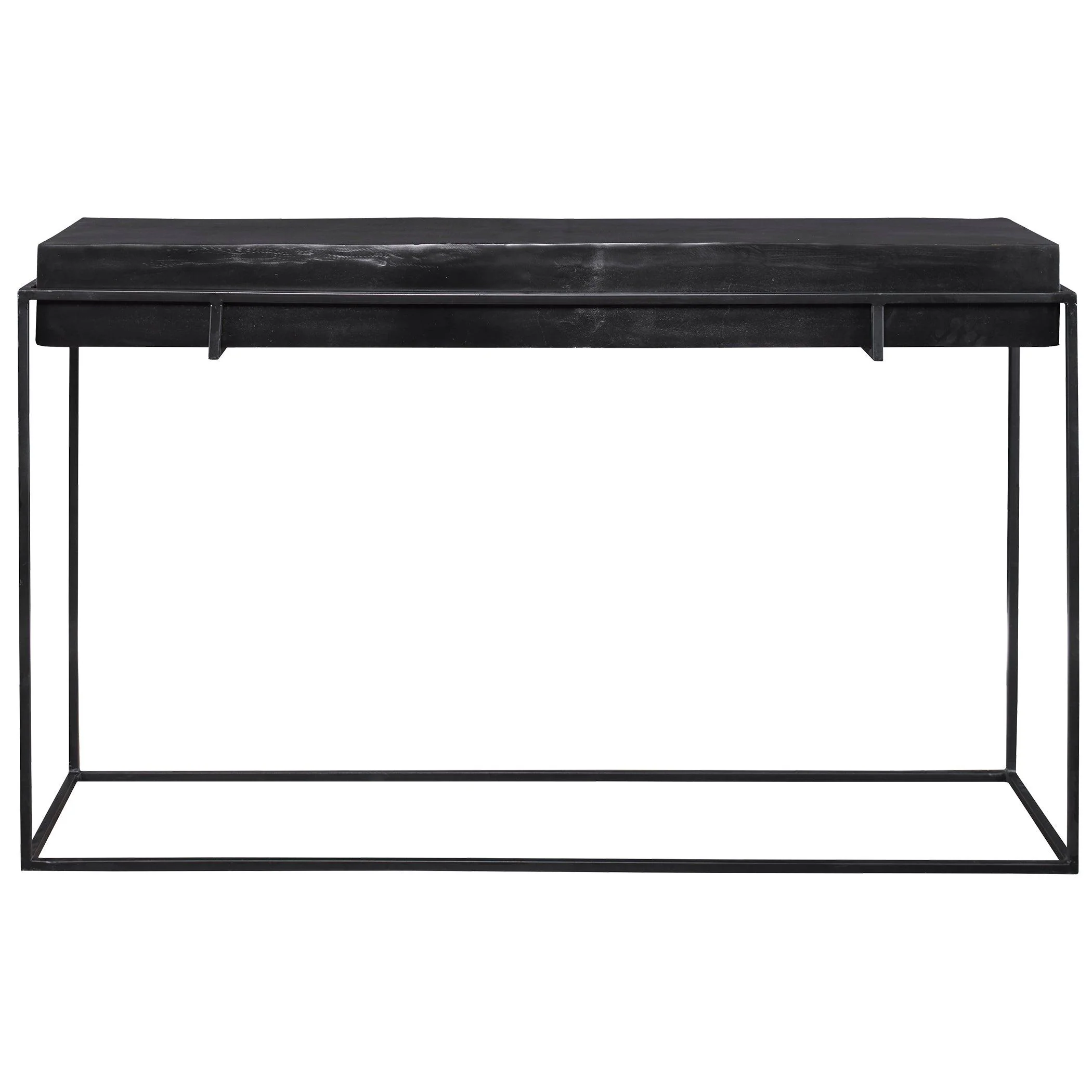 TELONE MODERN BLACK CONSOLE TABLE - Frankwebs