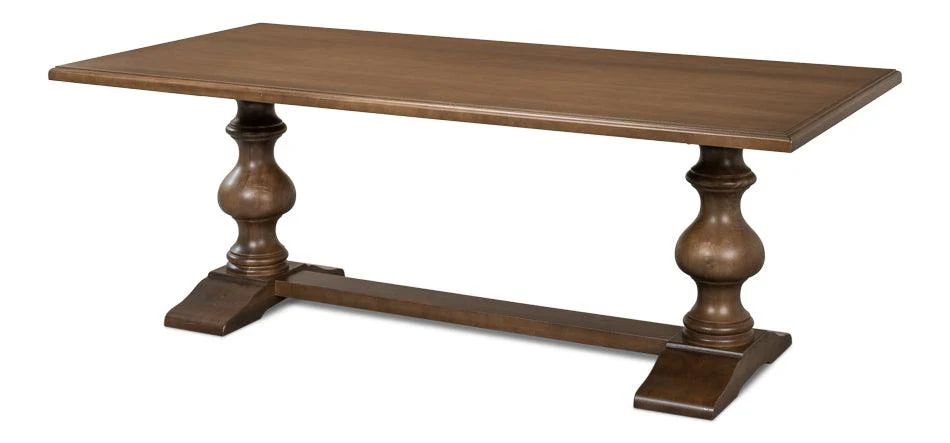 Lionisio Trestle Table - Driftwood Finish - Frankwebs