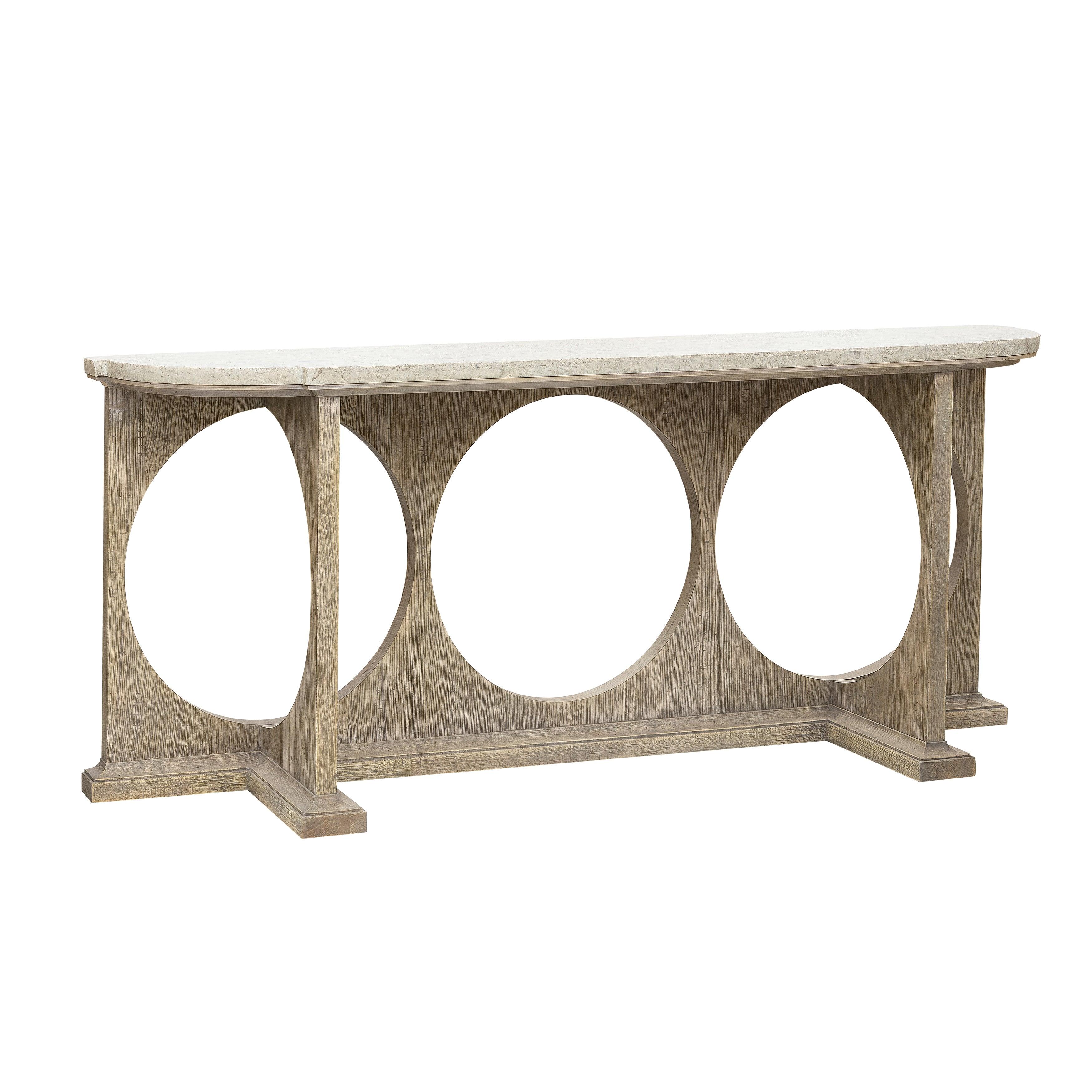 Modern Entryway Console Table with Concrete Top - Frankwebs