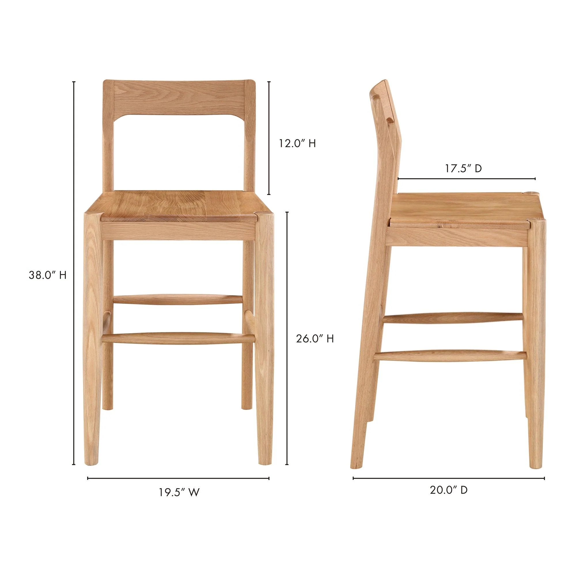 Owing Counter Stool Oak - Frankwebs