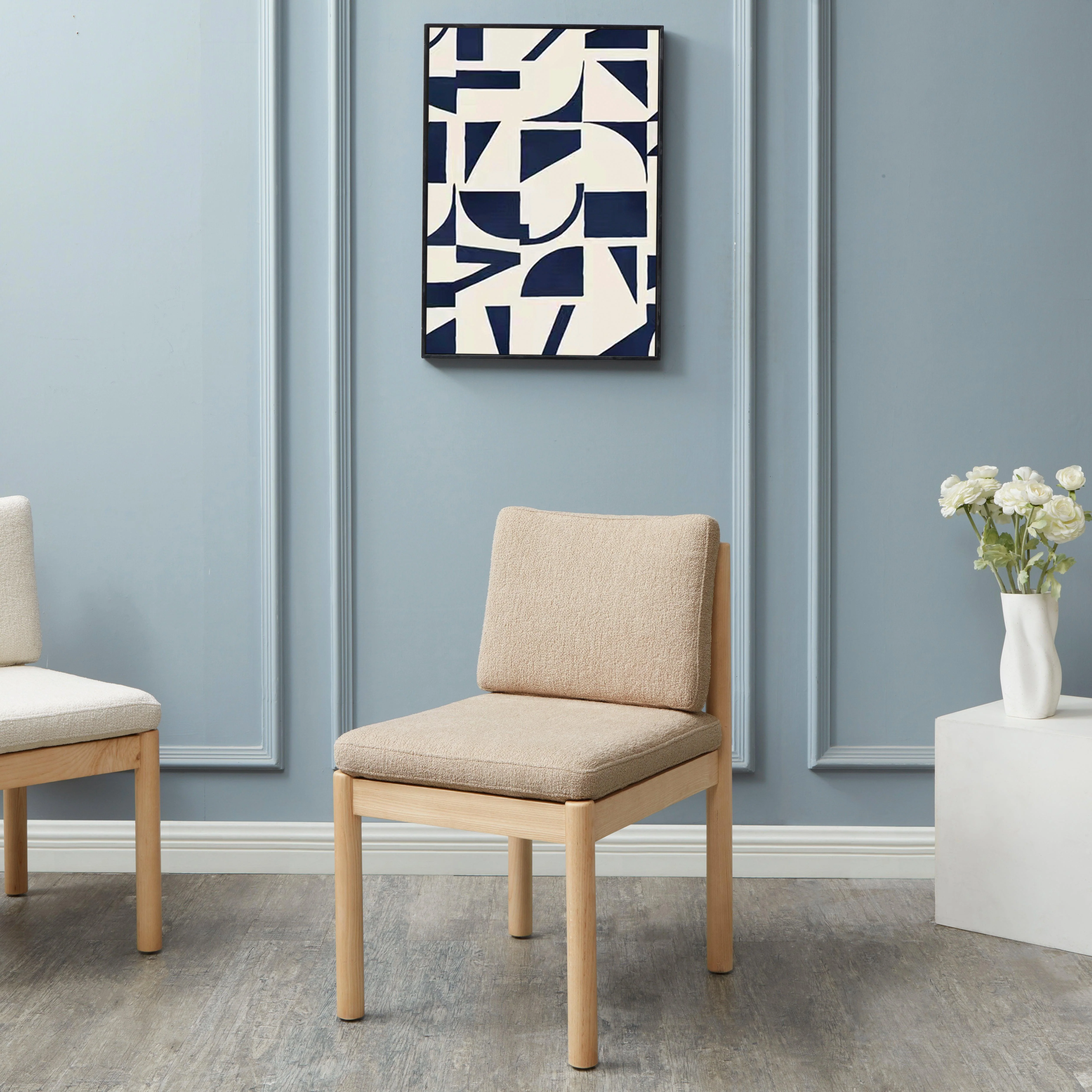 KALMIA BOUCLE DINING CHAIR - Frankwebs