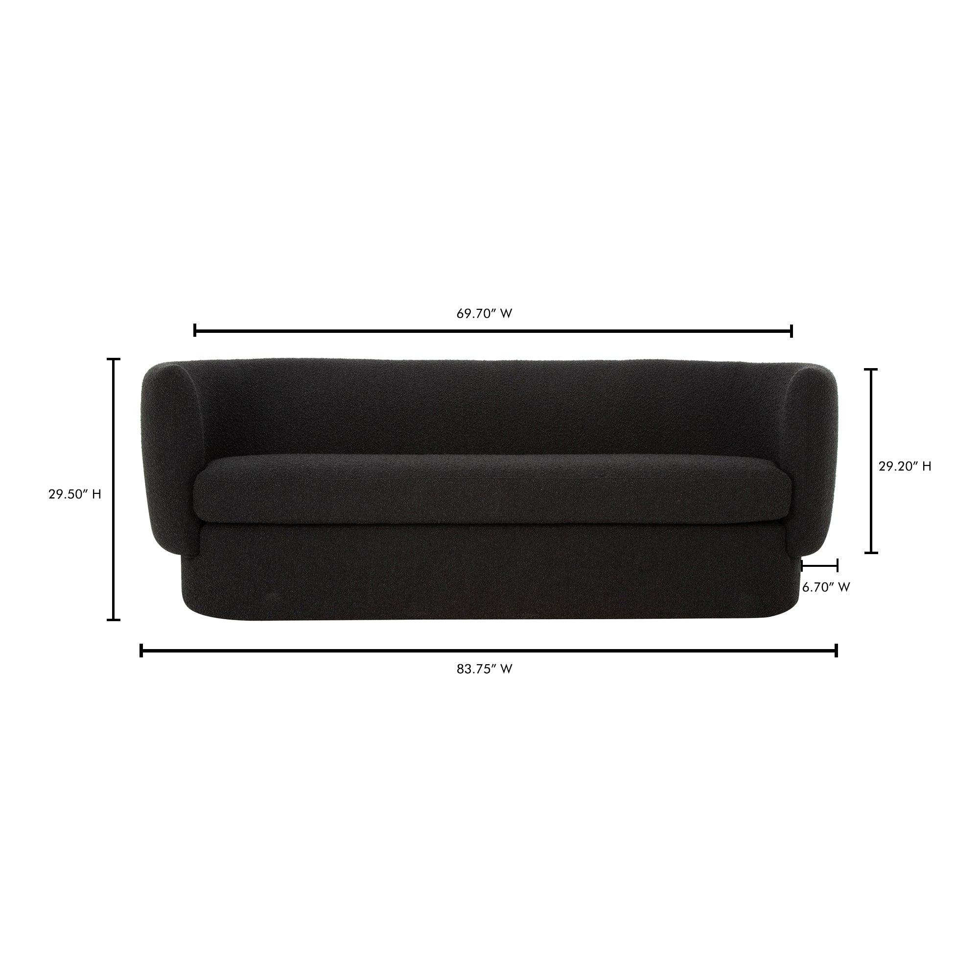 Koba Sofa Maya Black - Frankwebs