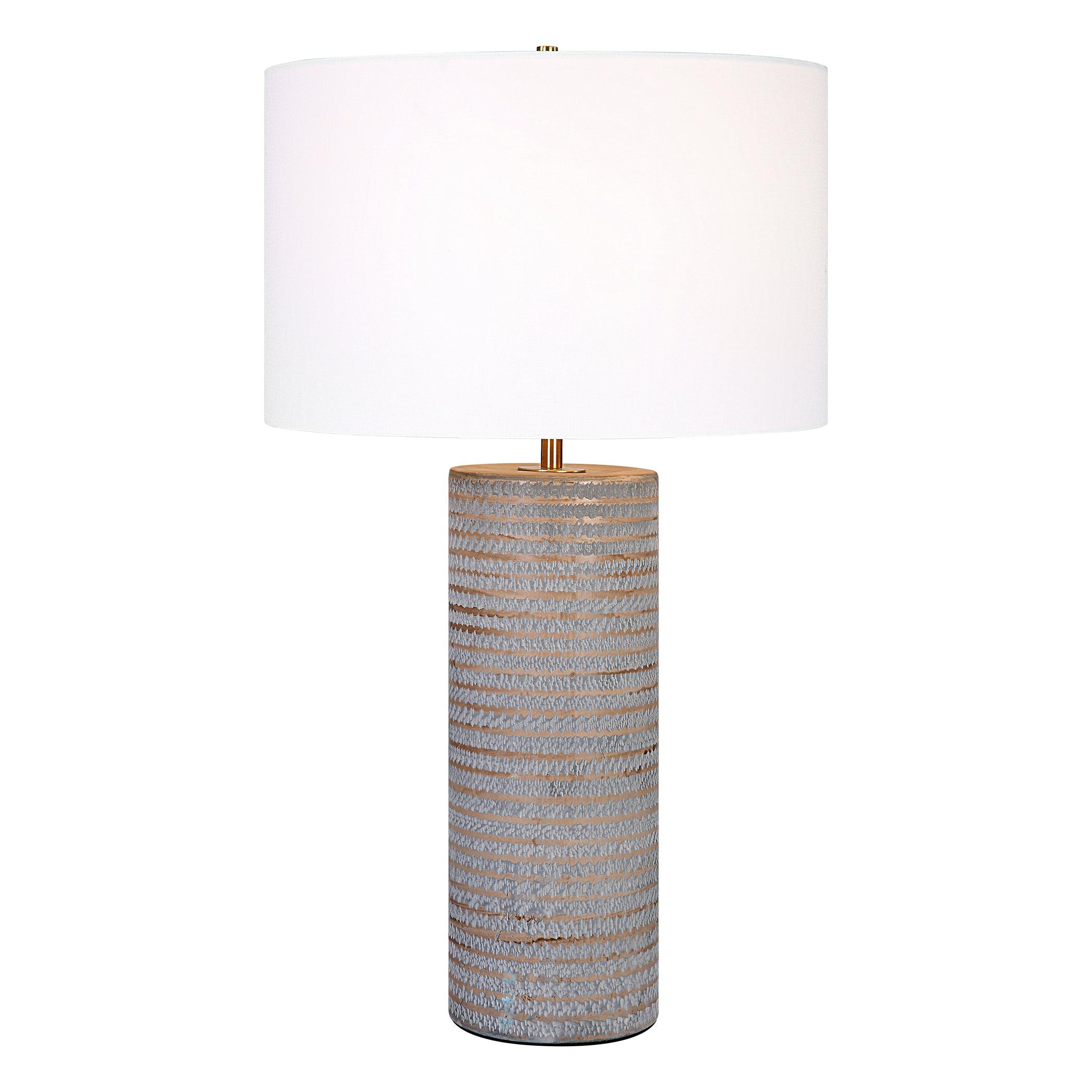 MONOLITH GRAY TABLE LAMP - Frankwebs