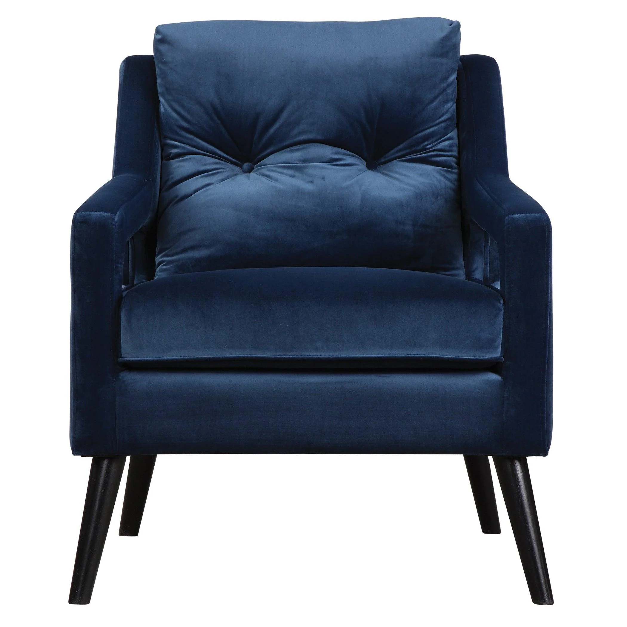 O'Brien Blue Velvet Armchair - Frankwebs