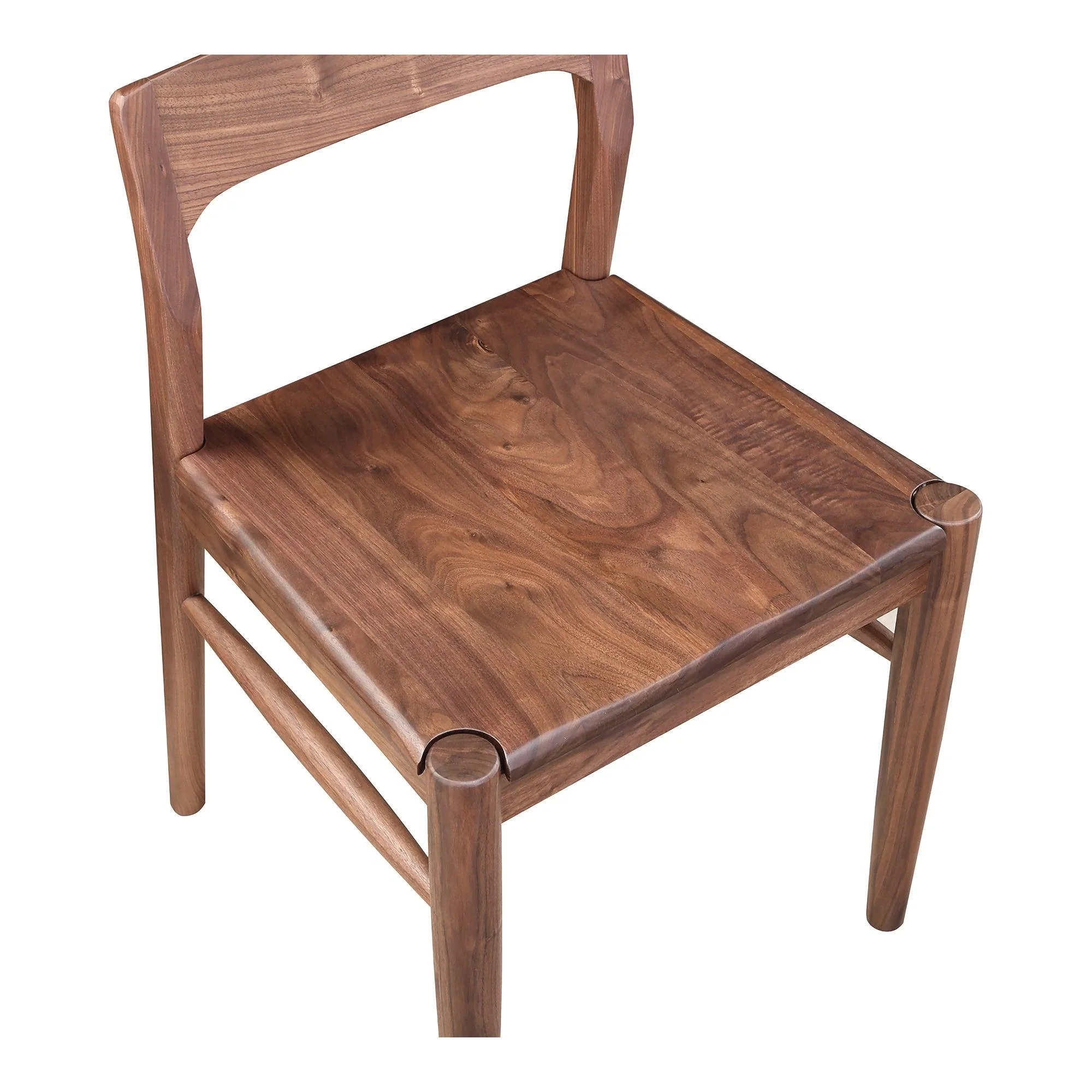 Owing Dining Chair Walnut - Set Of Two - Frankwebs
