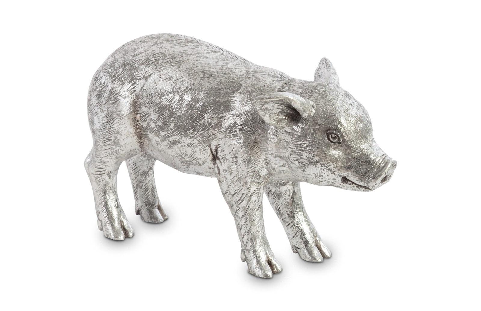 Standing Piglet, Silver Leaf - Frankwebs