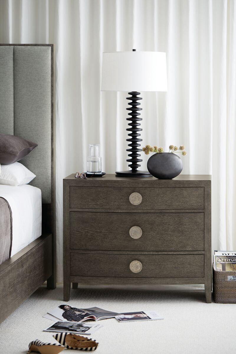 LINEA NIGHTSTAND WOOD BROWN - Frankwebs
