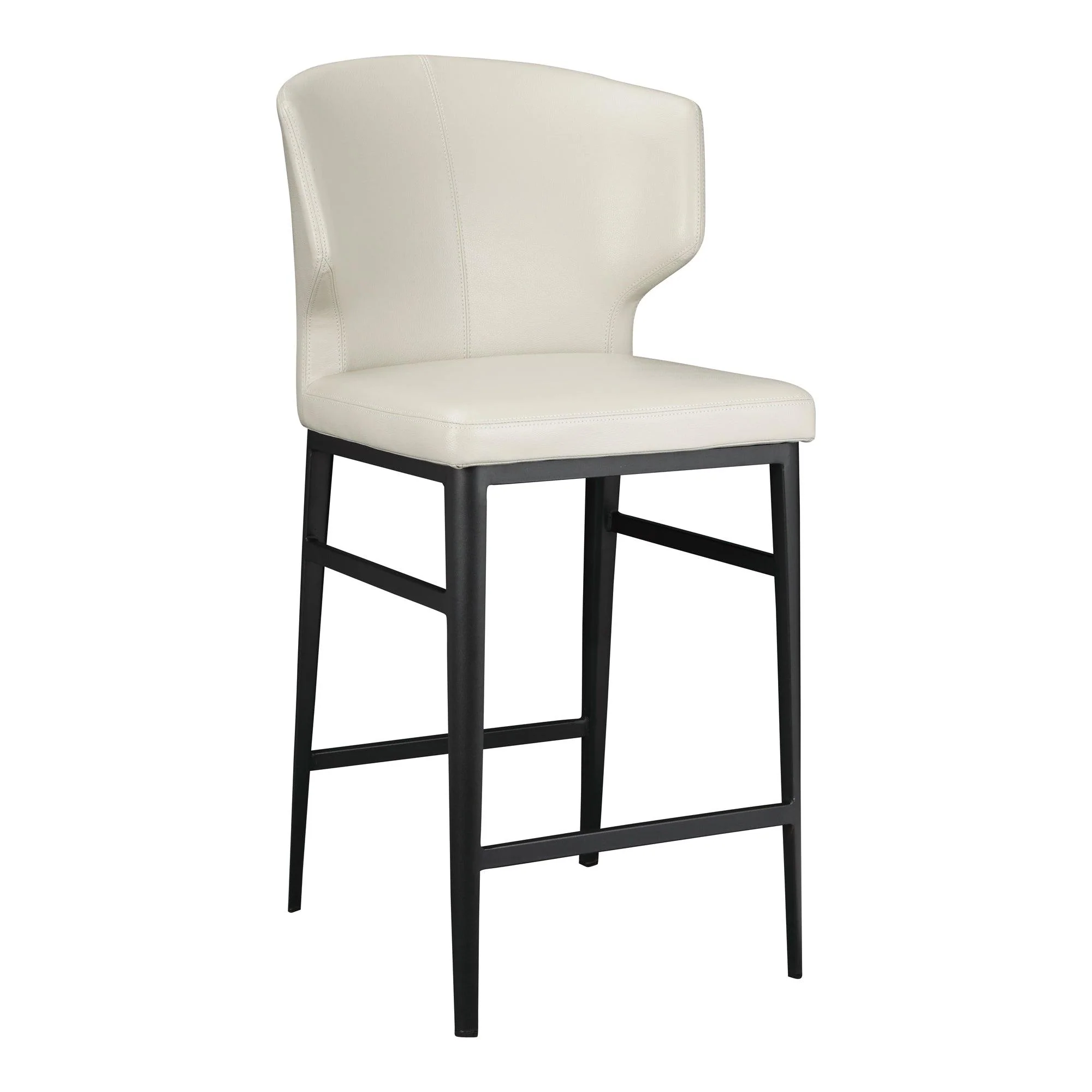 Delaney Counter Stool Beige - Frankwebs